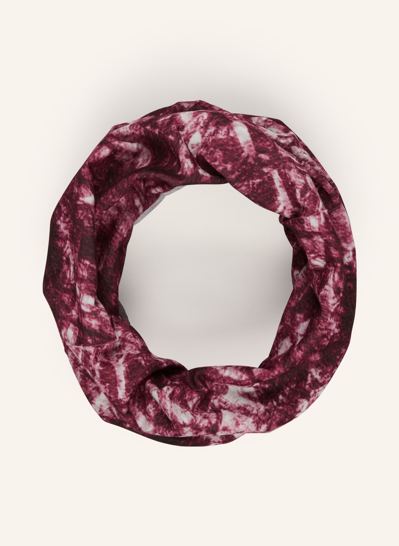 P.A.C. Multifunctional scarf OCEAN UPCYCLING, Color: FUCHSIA/ ECRU (Image 2)