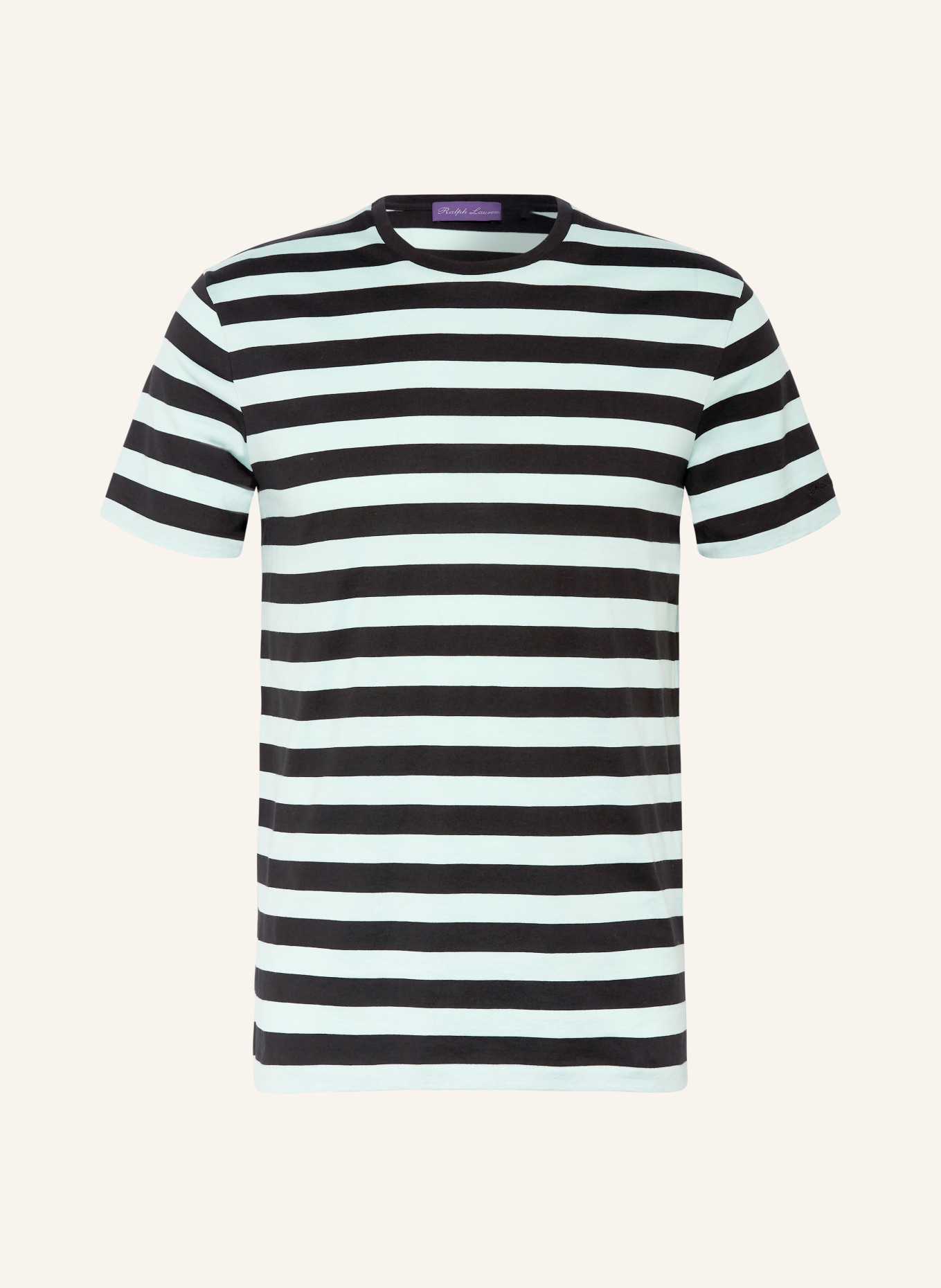 RALPH LAUREN PURPLE LABEL T-Shirt, Farbe: MINT/ SCHWARZ (Bild 1)