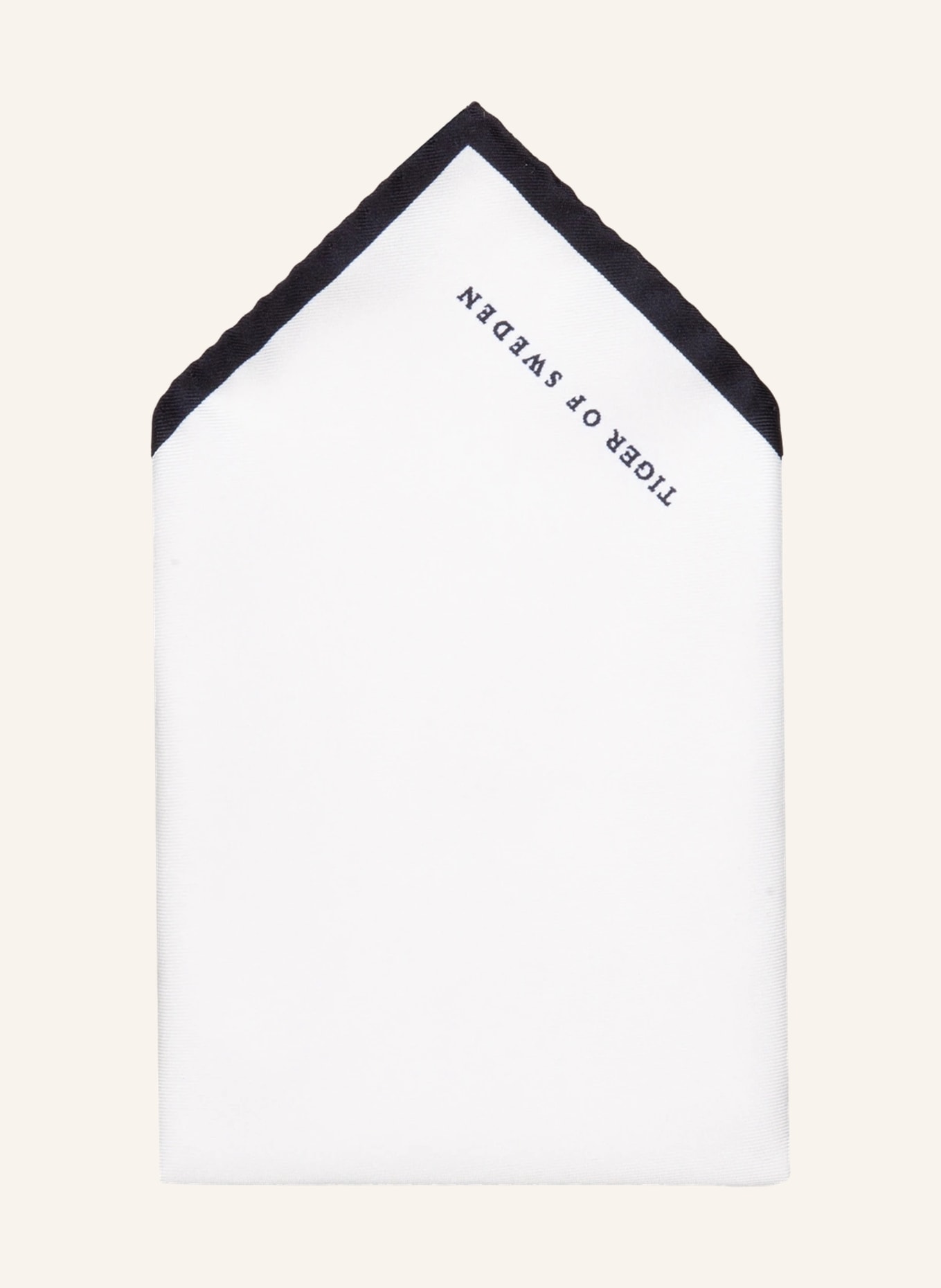 TIGER OF SWEDEN Pocket handkerchief LUSERNA, Color: WHITE/ BLACK (Image 1)