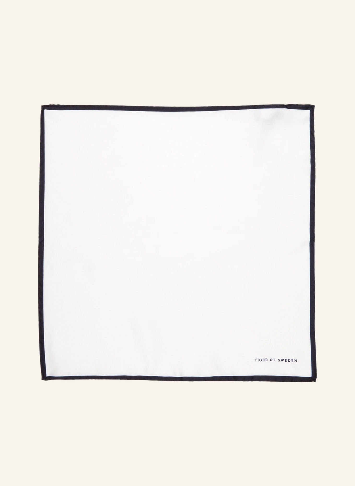 TIGER OF SWEDEN Pocket handkerchief LUSERNA, Color: WHITE/ BLACK (Image 2)
