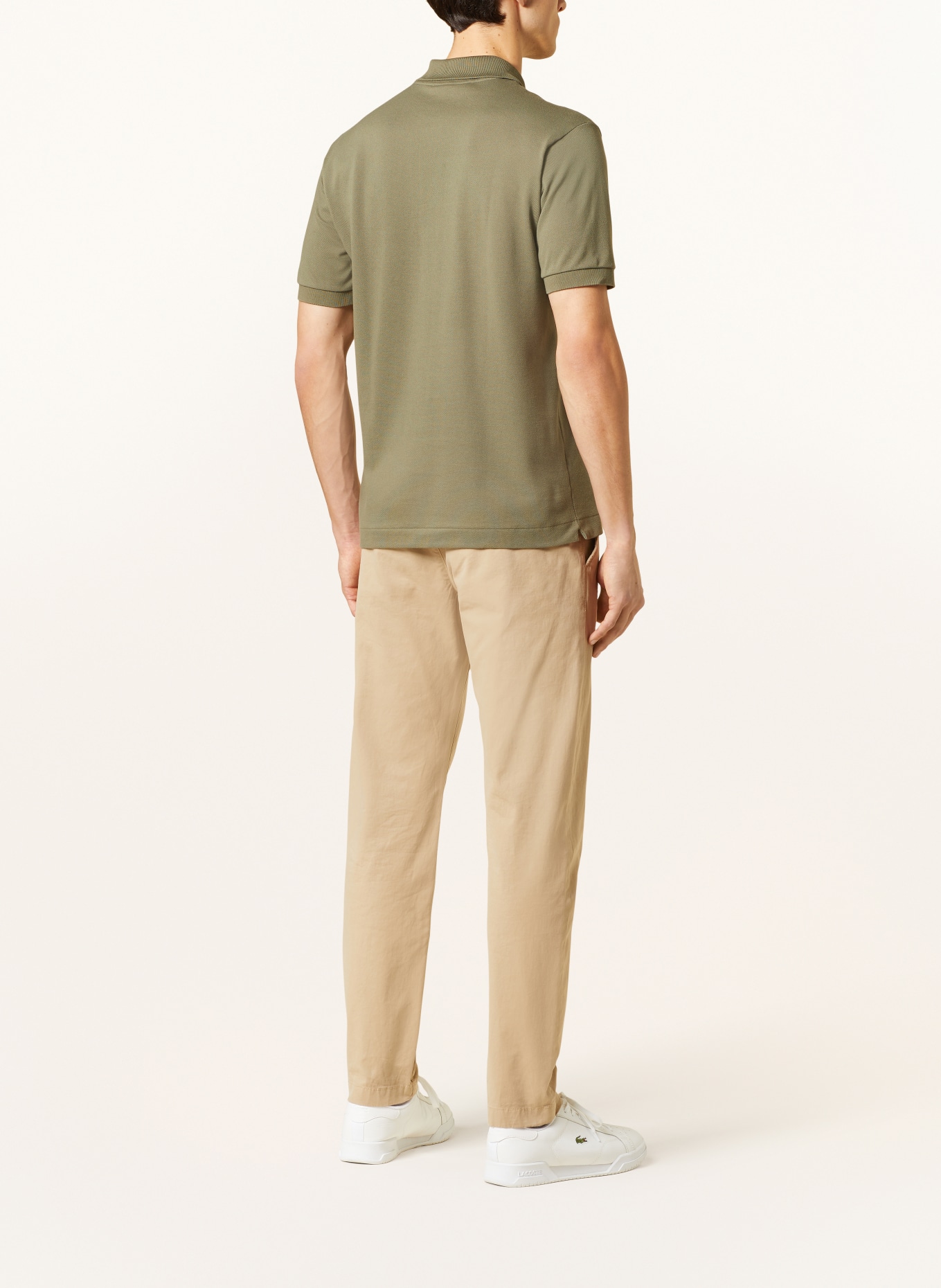 LACOSTE Piqué-Poloshirt Classic Fit, Farbe: OLIV (Bild 3)