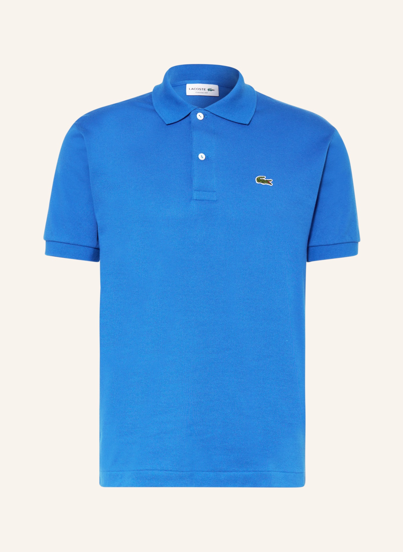 LACOSTE Piqué-Poloshirt Classic Fit, Farbe: BLAU (Bild 1)