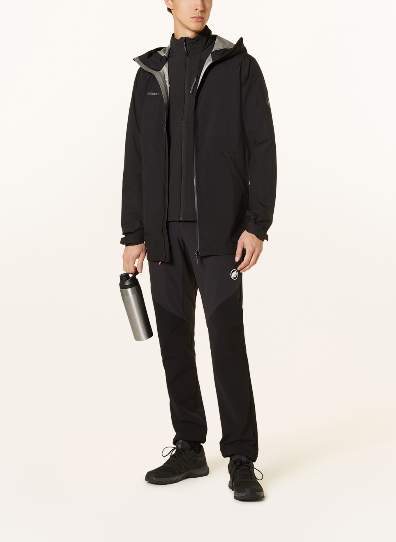 MAMMUT Outdoor jacket SEON PAC, Color: BLACK (Image 2)