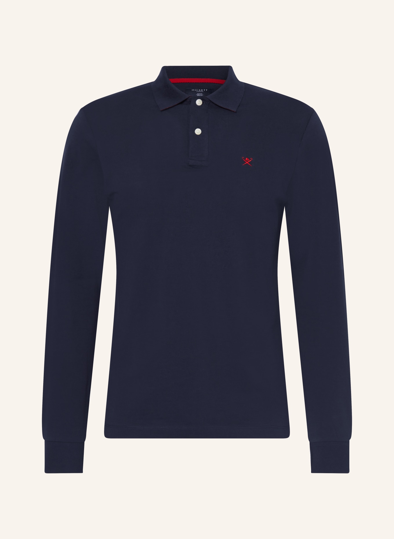 HACKETT LONDON Piqué-Poloshirt Slim Fit , Farbe: DUNKELBLAU (Bild 1)