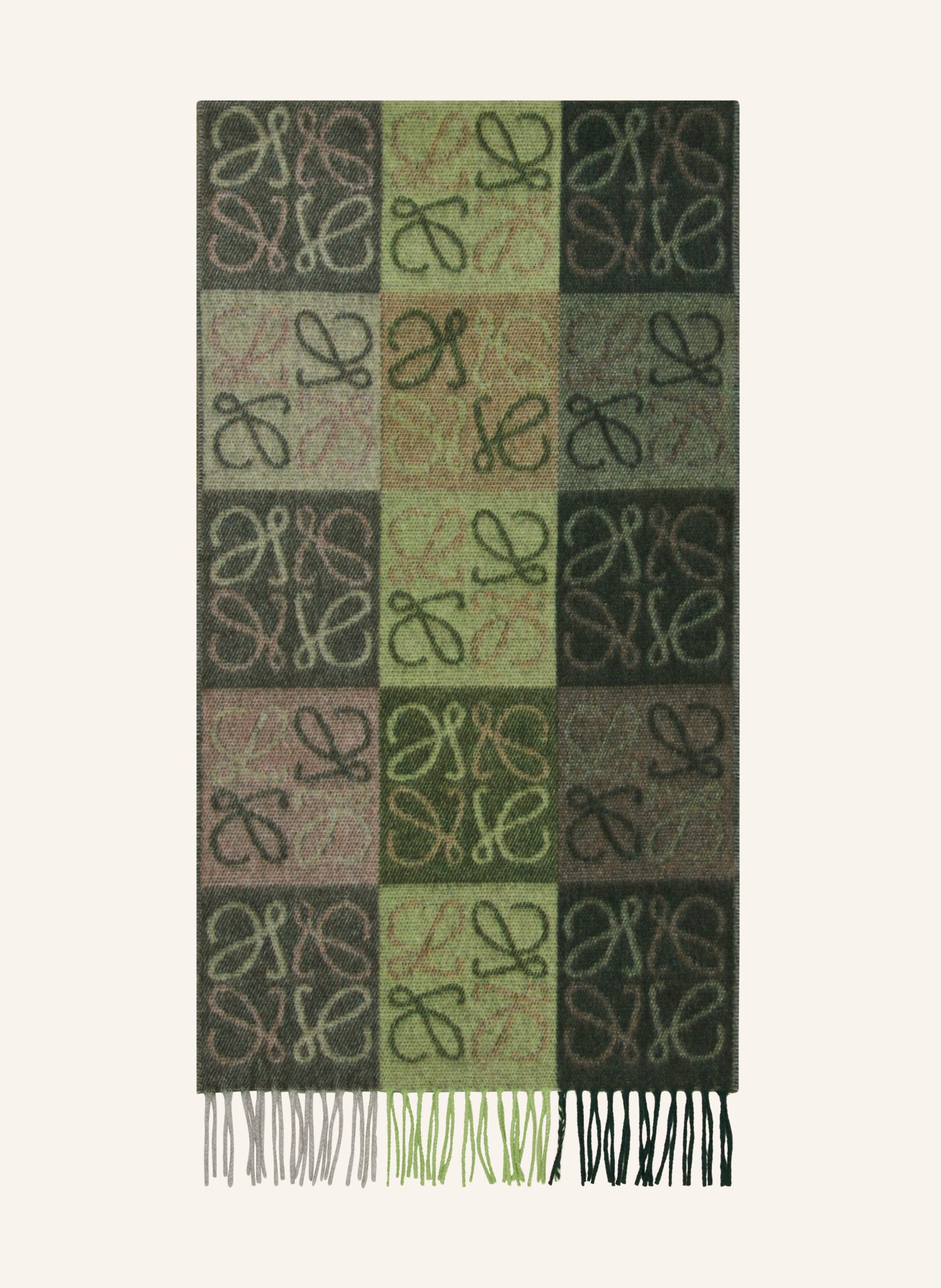LOEWE Schal, Farbe: GRÜN/ HELLGRÜN (Bild 1)