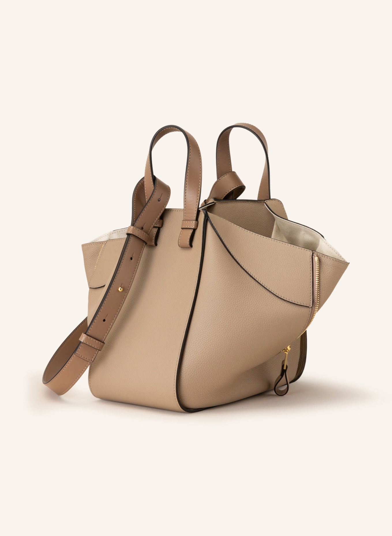 LOEWE Handtasche HAMMOCK SMALL, Farbe: BEIGE (Bild 2)