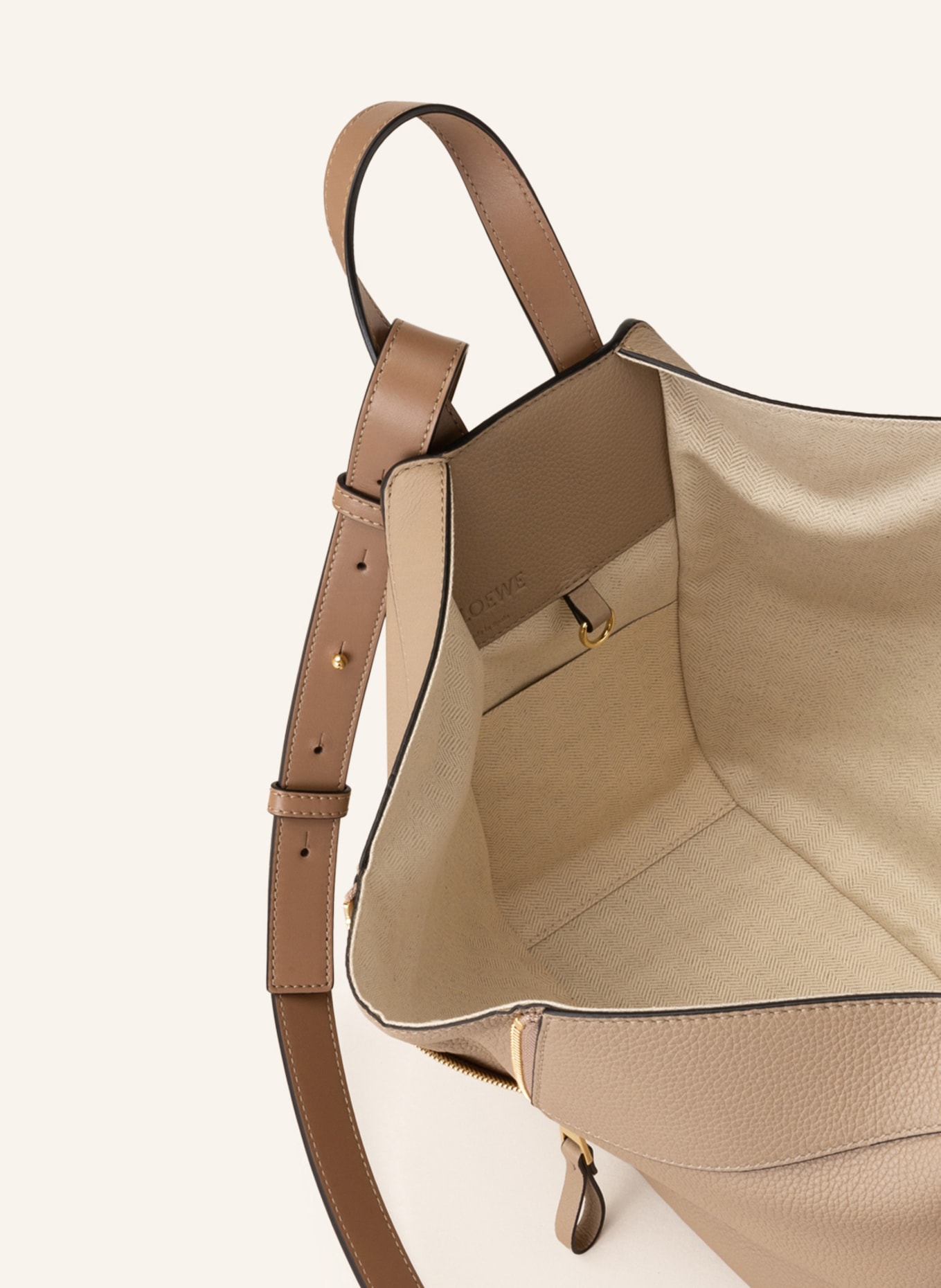 LOEWE Handtasche HAMMOCK SMALL, Farbe: BEIGE (Bild 3)