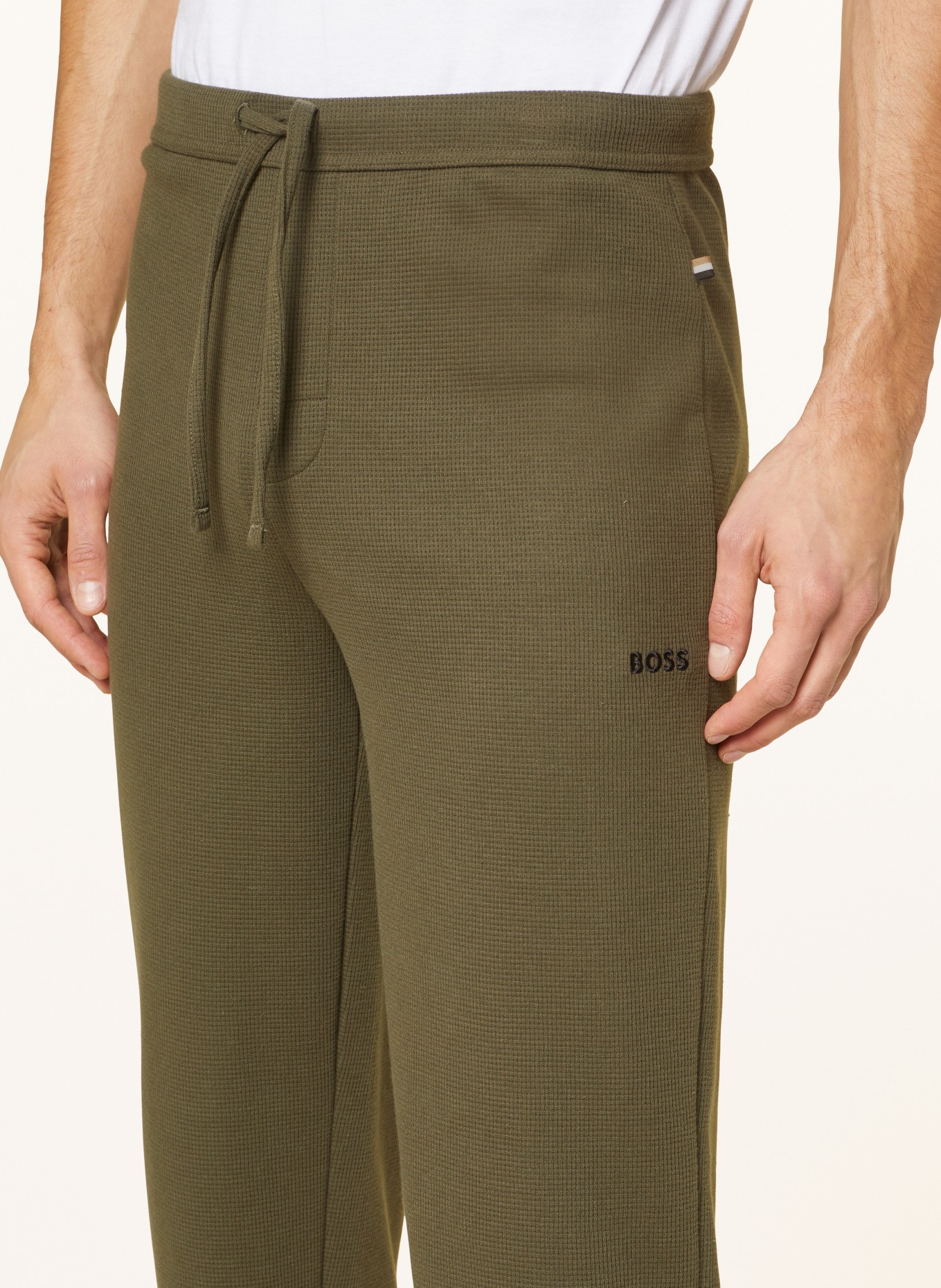 BOSS Spodnie od piżamy , Kolor: CIEMNOZIELONY (Obrazek 5)