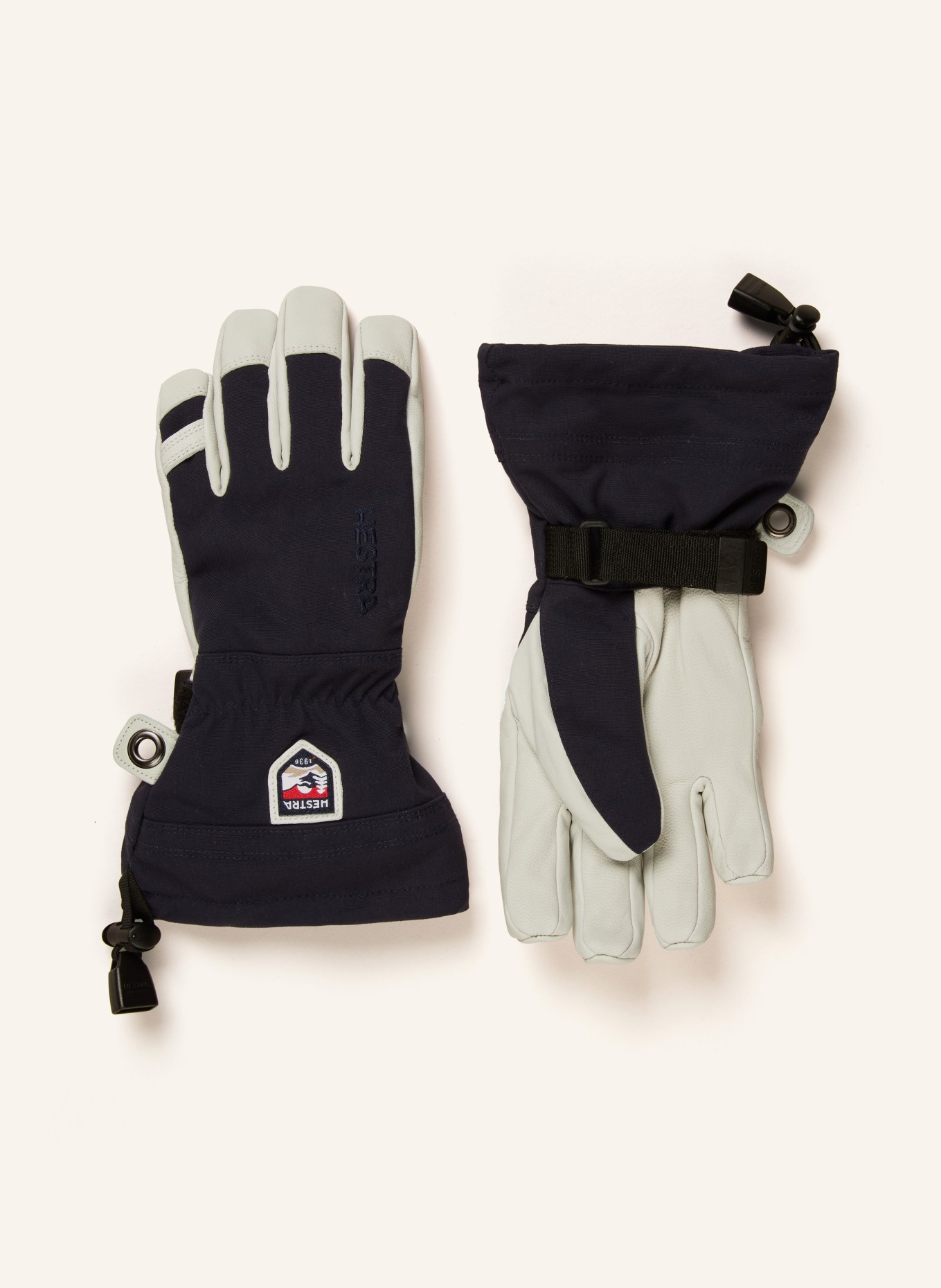 HESTRA Gants de ski HELI: BLEU FONCÉ