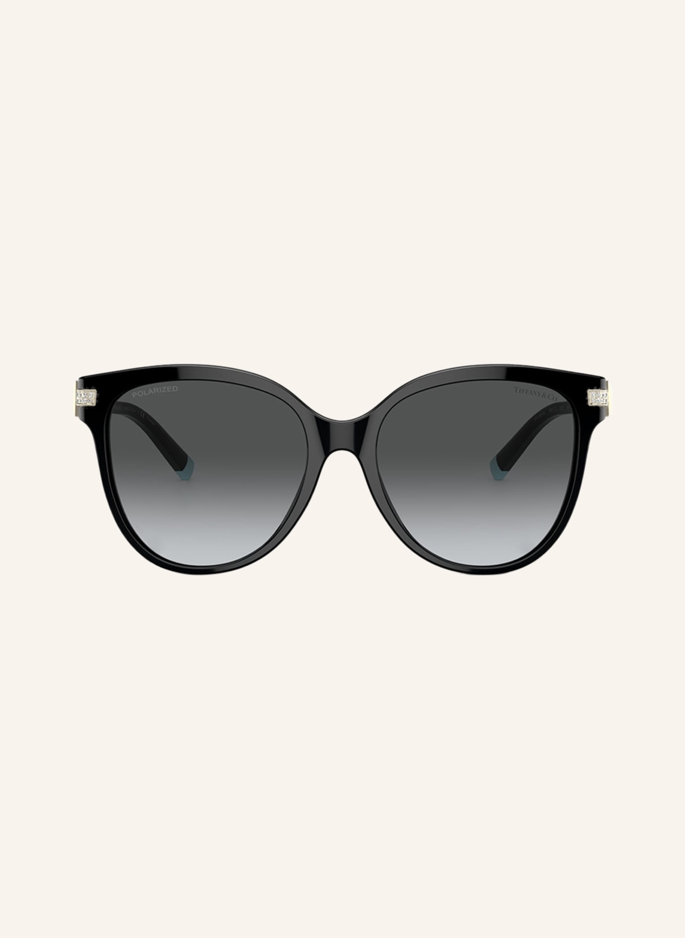 TIFFANY & Co. Sunglasses TF 4193B, Color: 8001T3 - BLACK/ GRAY POLARIZED (Image 2)