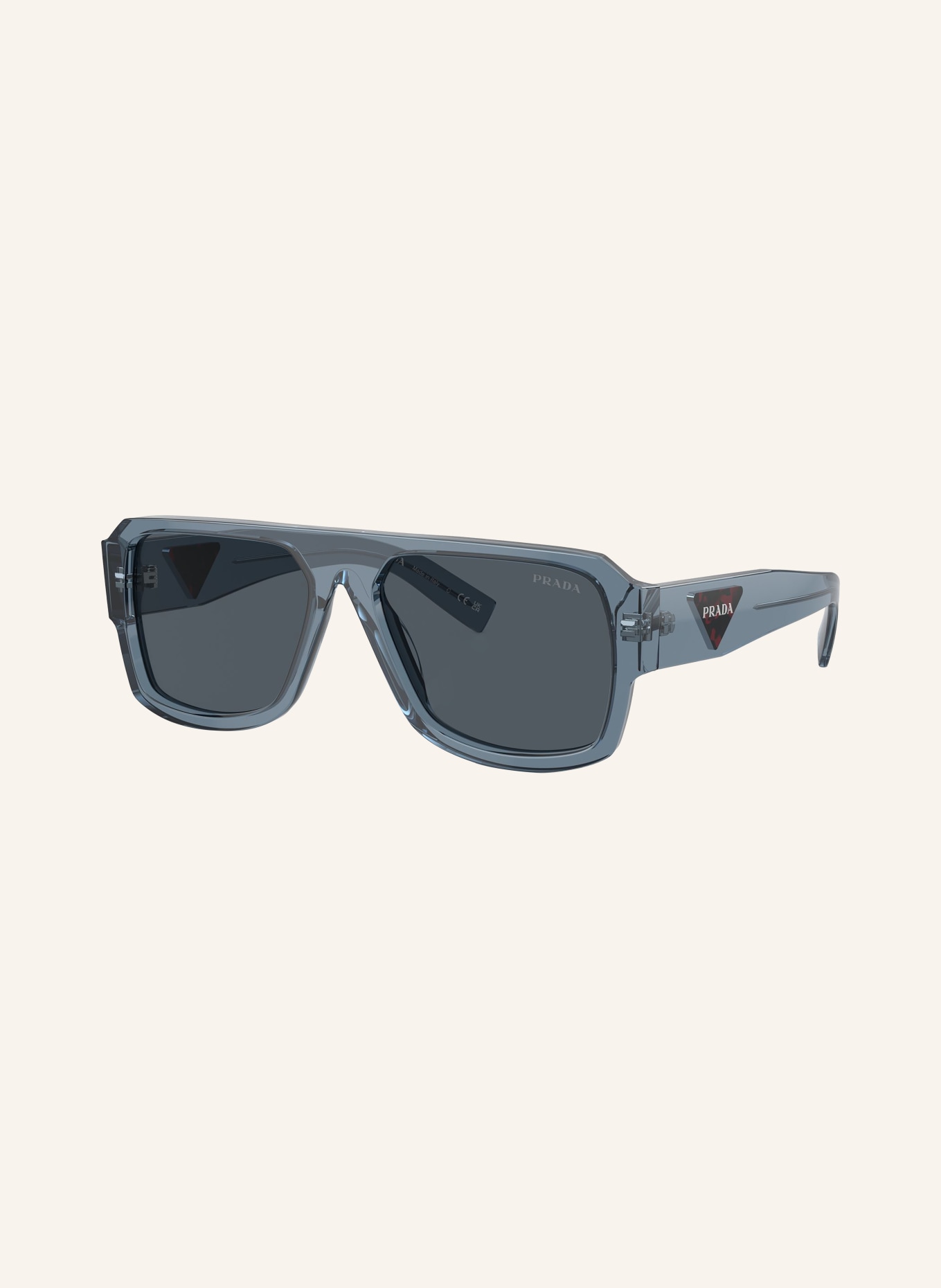 PRADA Sunglasses PR 22YS, Color: 19O70B - GRAY/ GRAY (Image 1)
