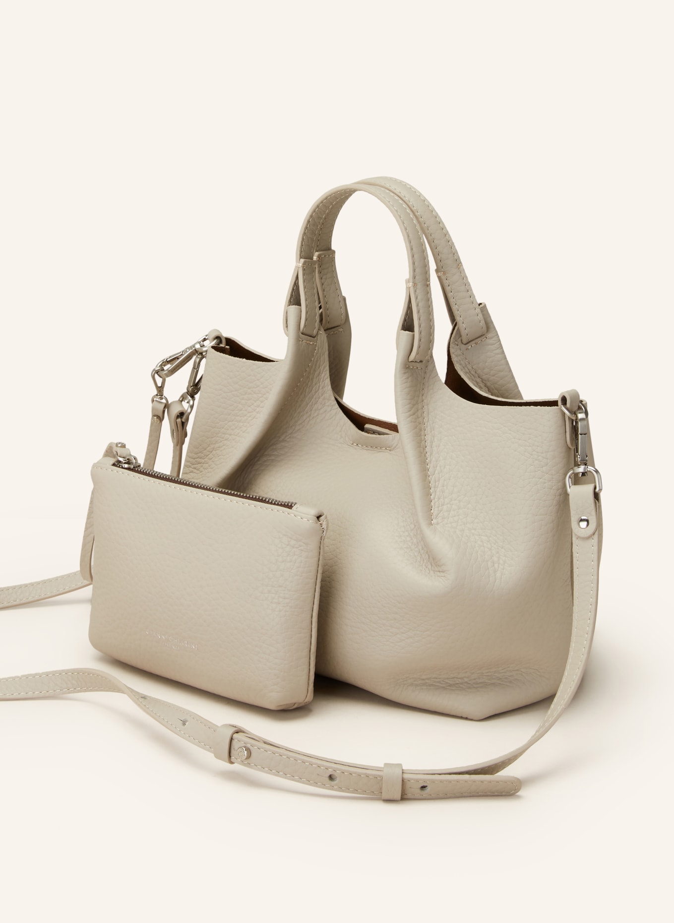 GIANNI CHIARINI Hobo bag with pouch, Color: CREAM (Image 2)