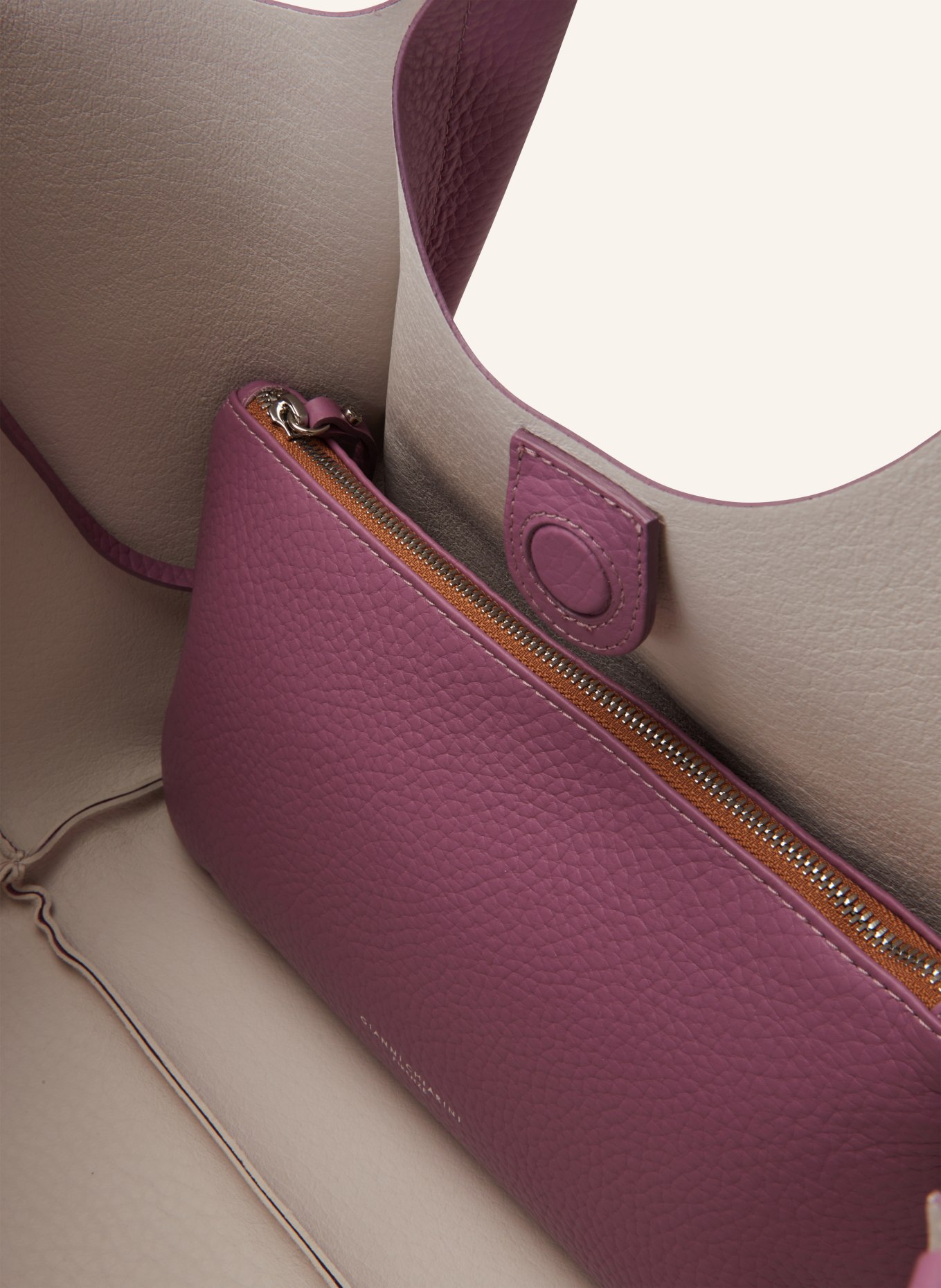 GIANNI CHIARINI Hobo bag DUA with pouch, Color: PURPLE (Image 3)
