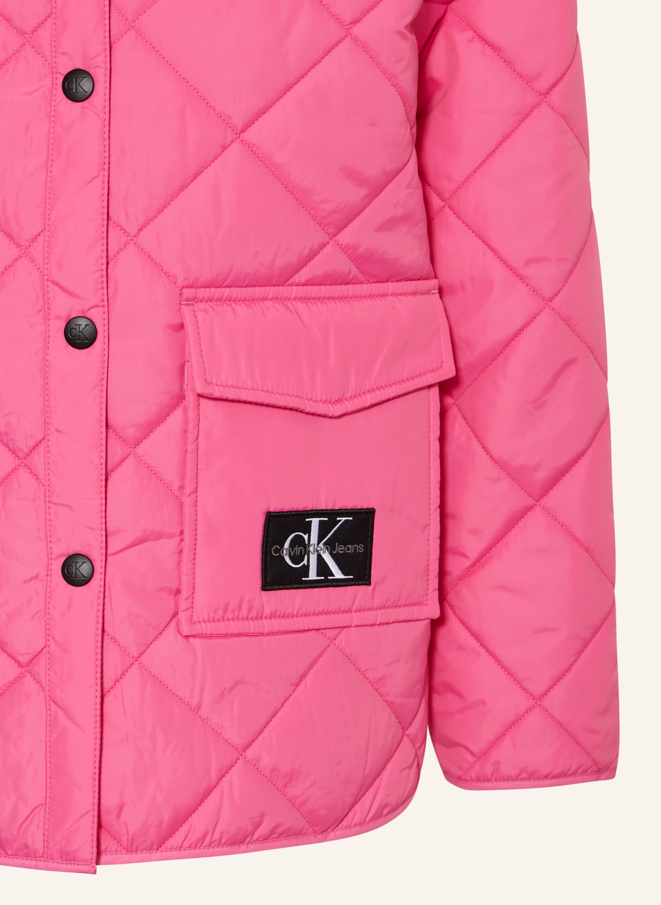 Calvin Klein Prošívaná bunda, Barva: RŮŽOVÁ (Obrázek 3)