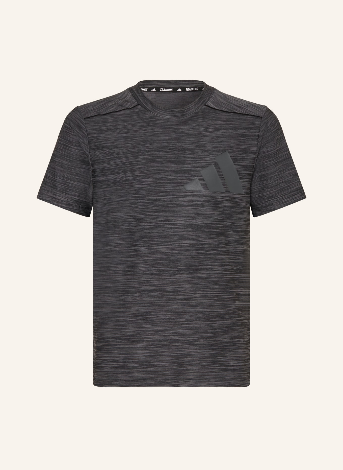 adidas T-Shirt B TI HEAT AEROREADY, Farbe: SCHWARZ/ GRAU (Bild 1)