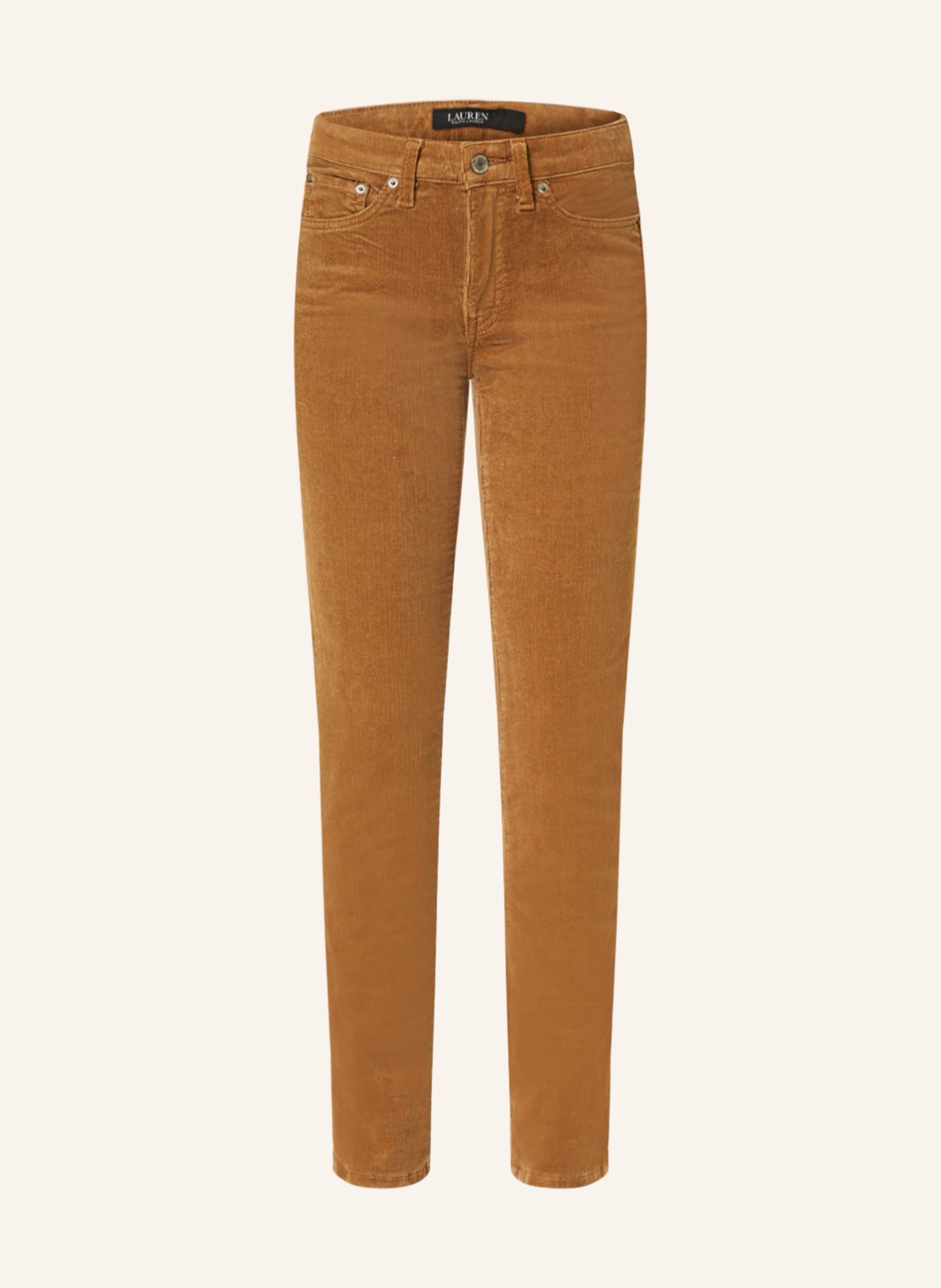 LAUREN RALPH LAUREN Corduroy trousers, Color: COGNAC (Image 1)