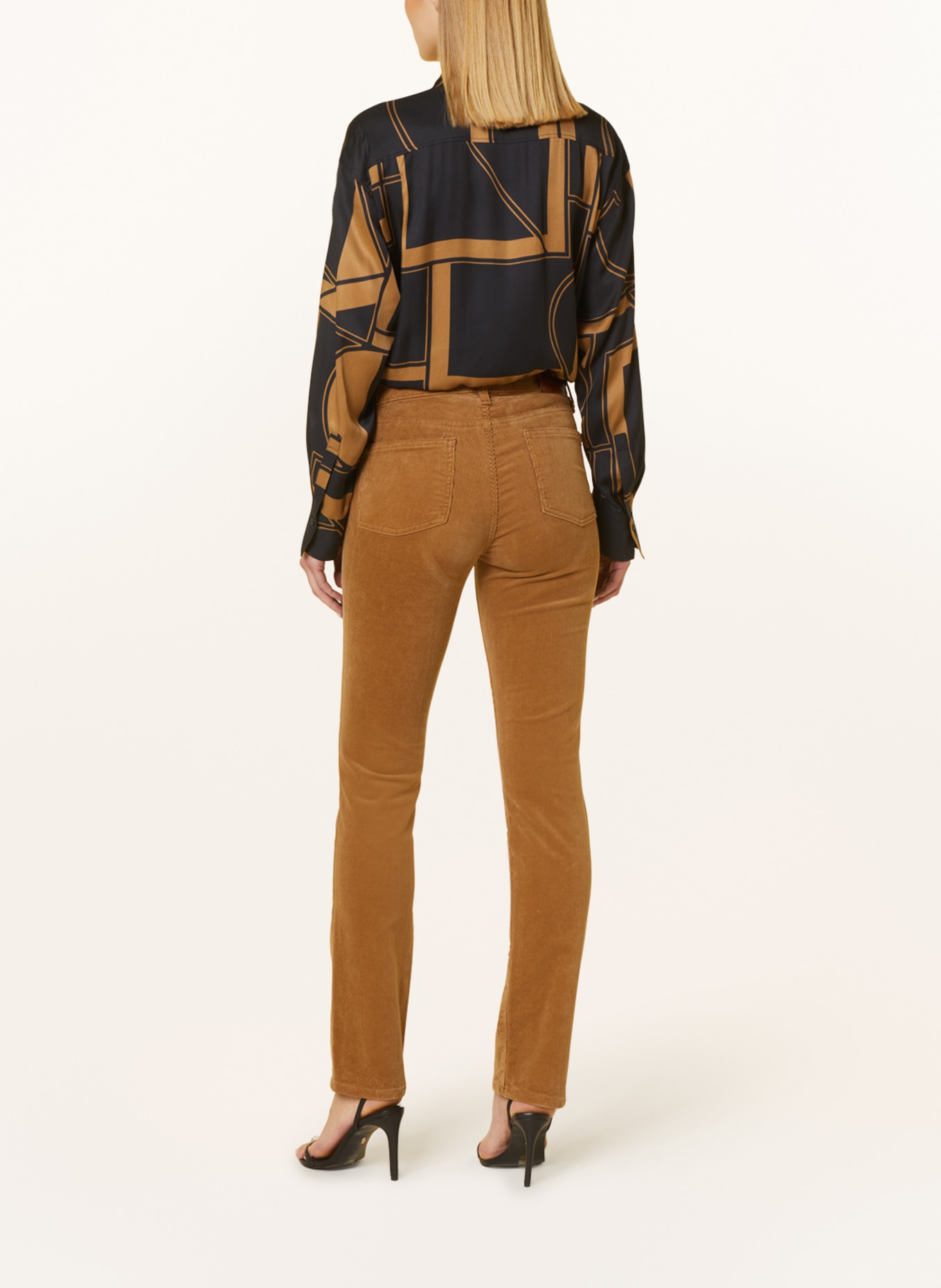 LAUREN RALPH LAUREN Corduroy trousers, Color: COGNAC (Image 3)