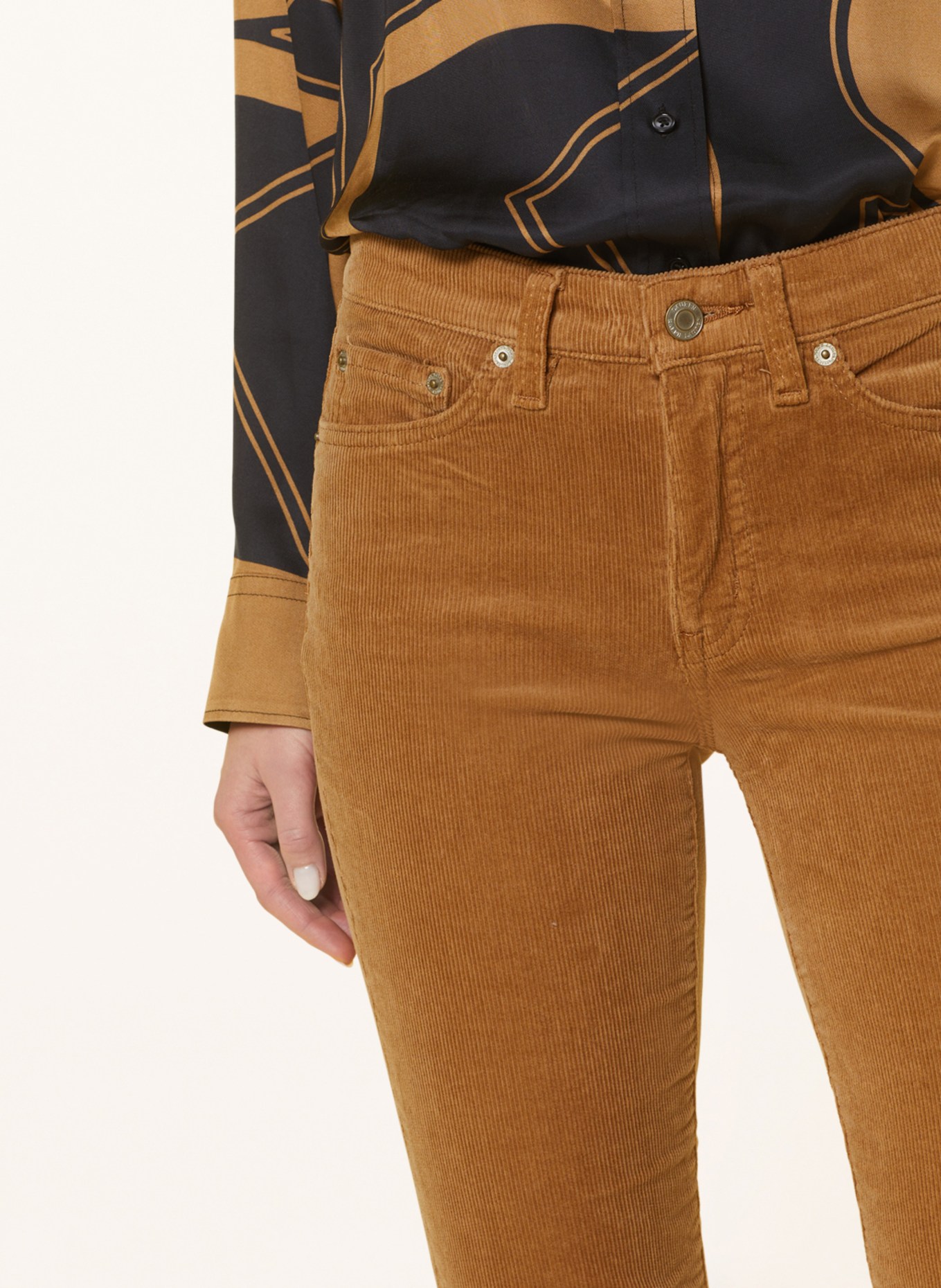 LAUREN RALPH LAUREN Corduroy trousers, Color: COGNAC (Image 5)