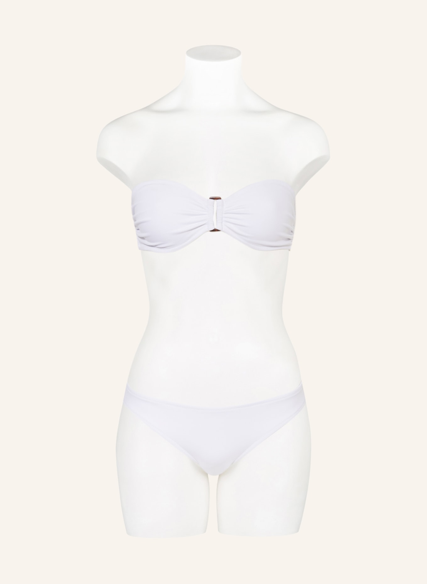 VILEBREQUIN Basic bikini bottoms SOLID SCULPT, Color: WHITE (Image 2)