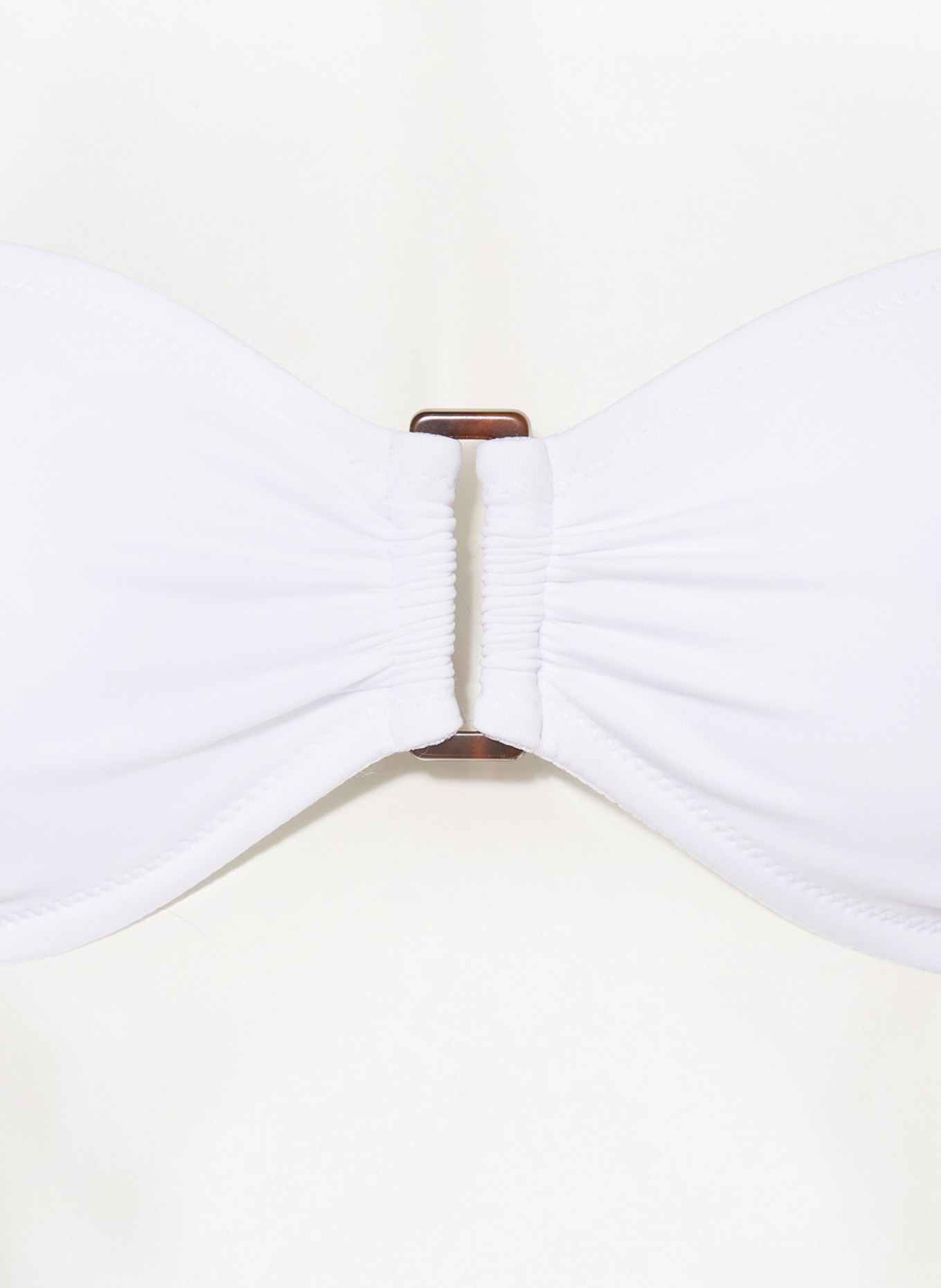 VILEBREQUIN Bandeau-Bikini-Top SOLID SCULPT, Farbe: WEISS (Bild 4)