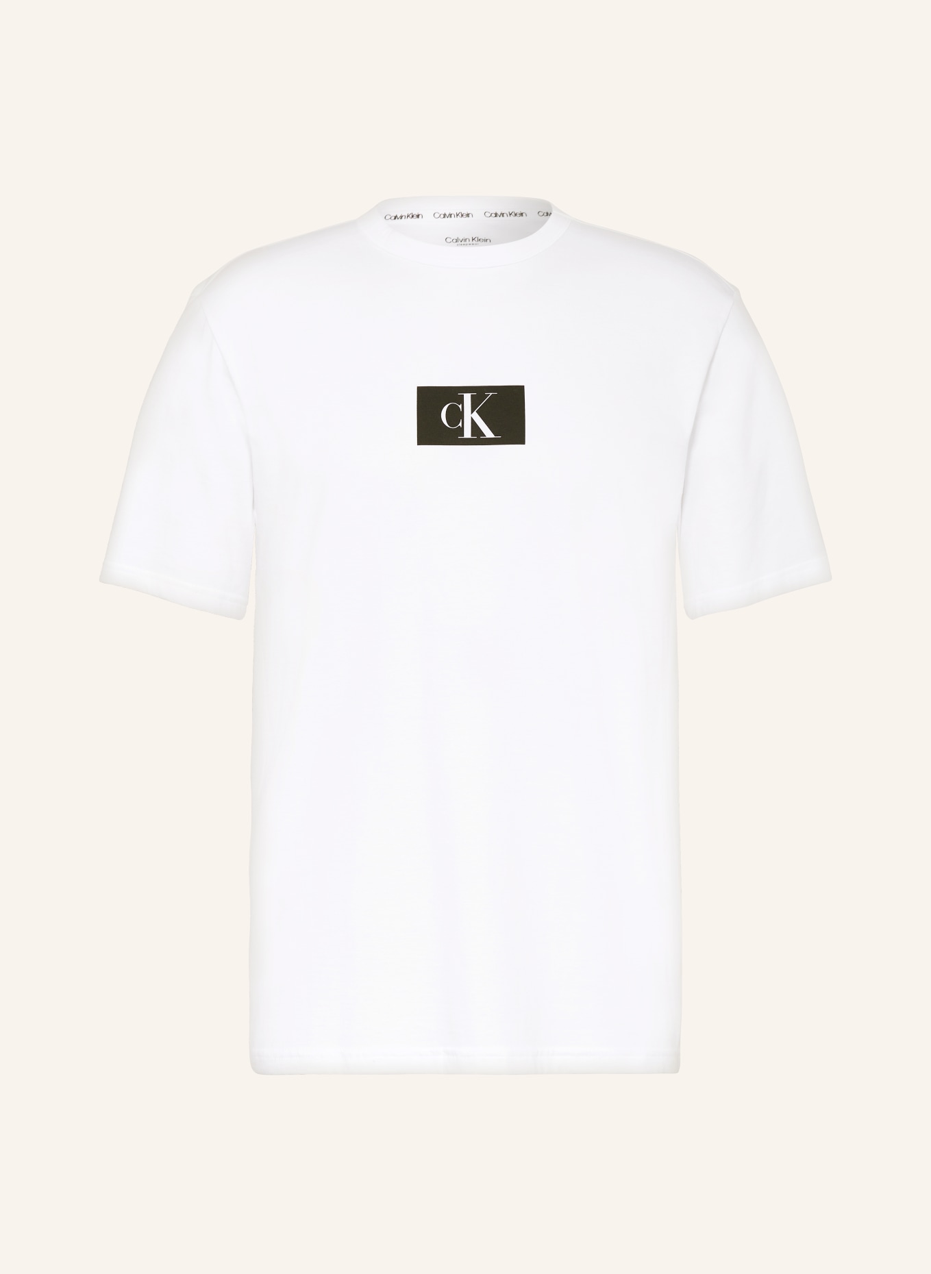 Calvin Klein Pohodlné domácí tričko CK96, Barva: BÍLÁ (Obrázek 1)
