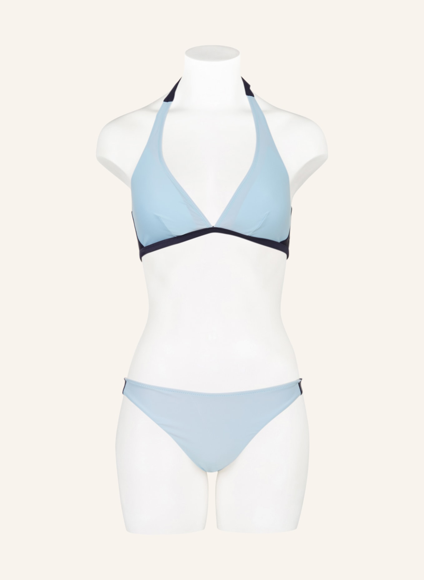 FIRE+ICE Basic bikini bottoms BACARA2, Color: DARK BLUE/ LIGHT BLUE (Image 2)