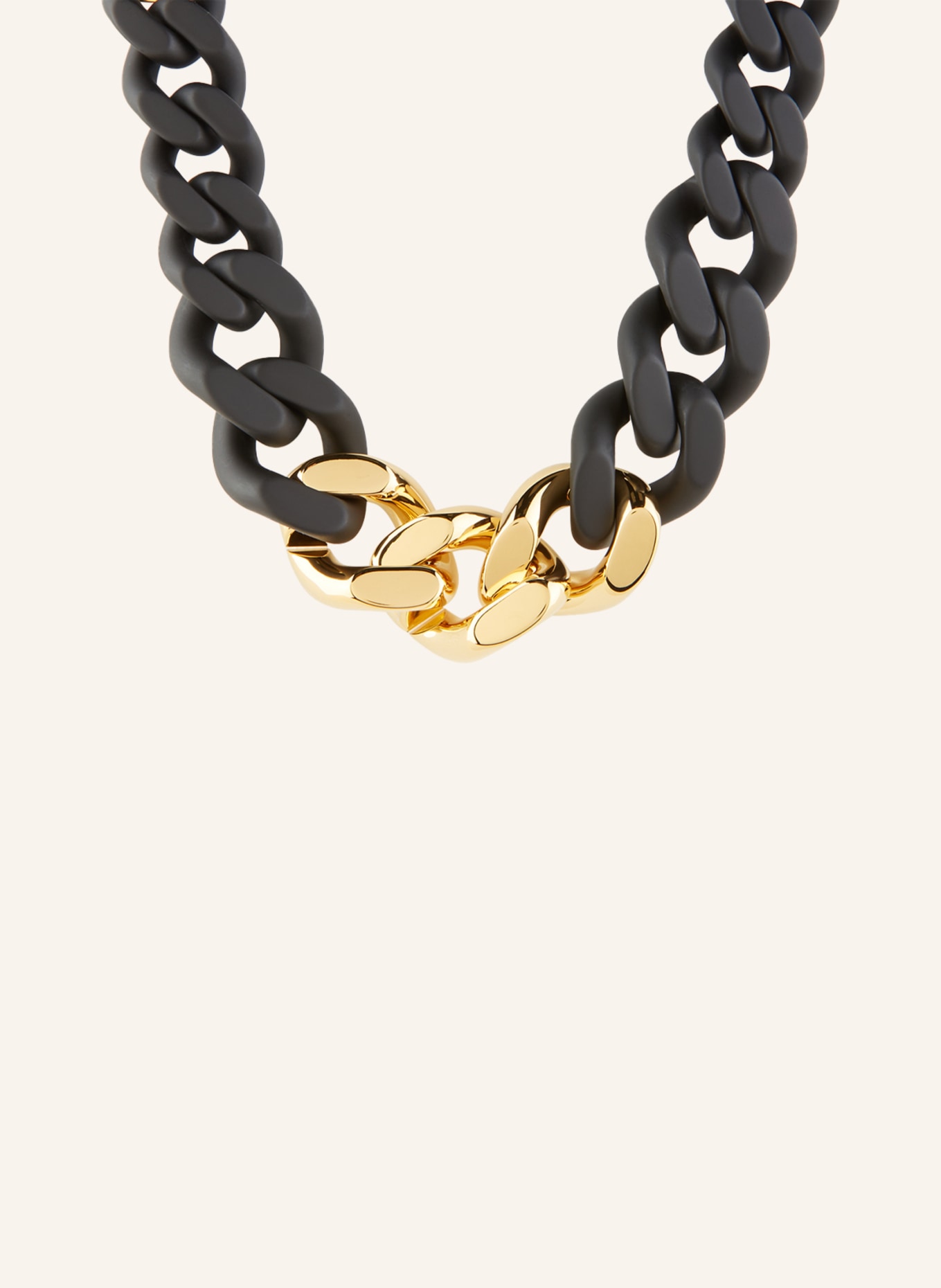VANESSA BARONI Necklace GREAT, Color: BLACK/ GOLD (Image 1)