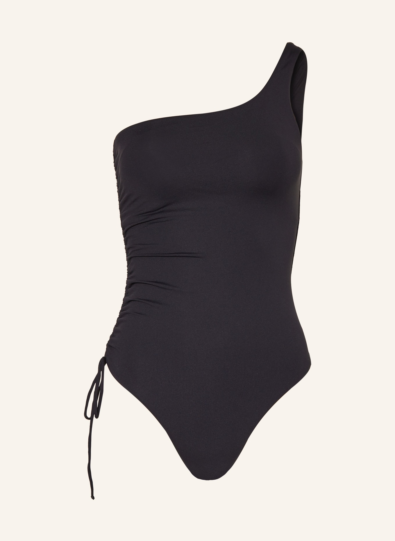 MELISSA ODABASH One-shoulder swimsuit BODRUM , Color: BLACK (Image 1)