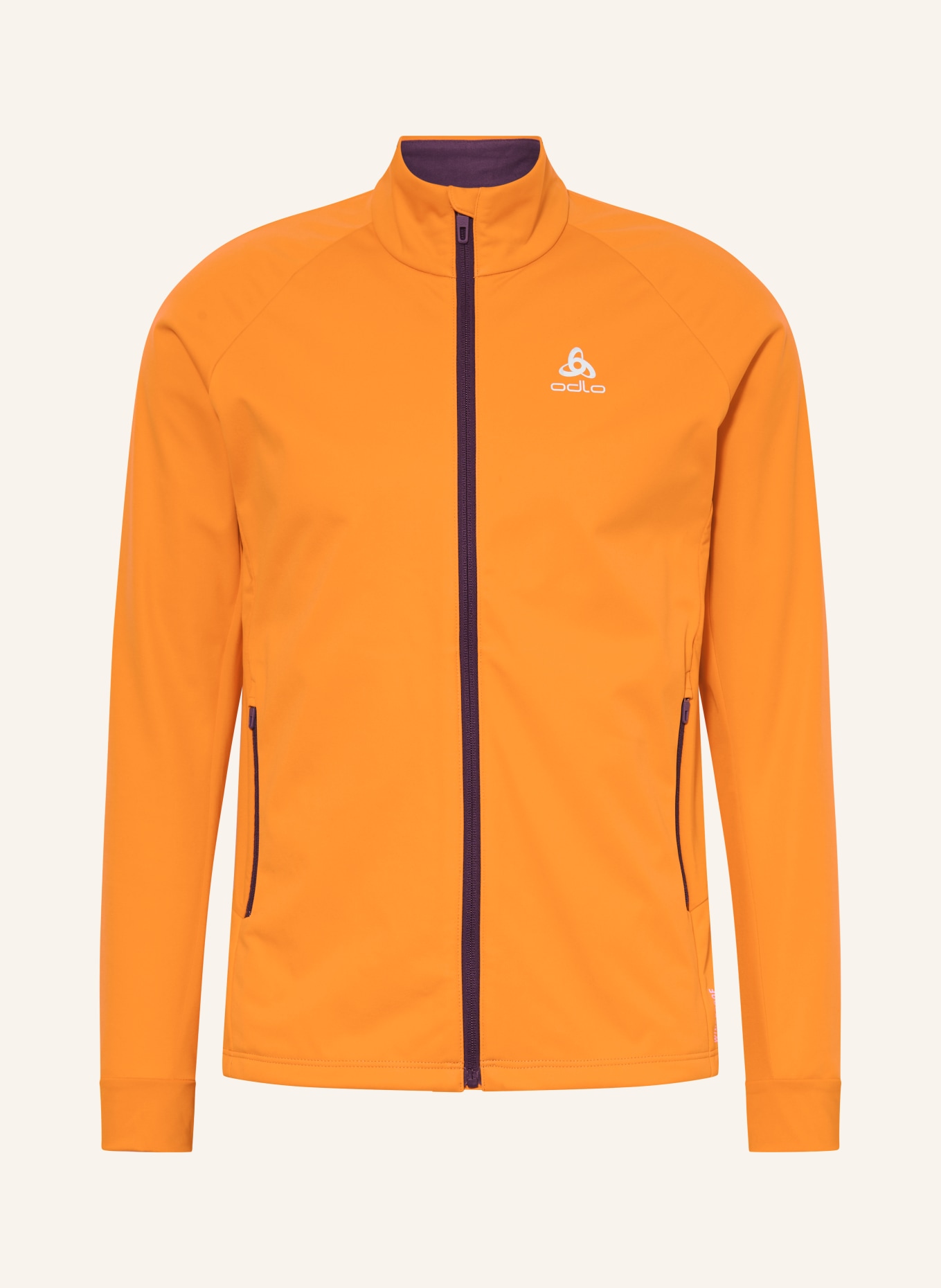odlo Cross-country ski jacket BRENSHOLMEN, Color: ORANGE (Image 1)