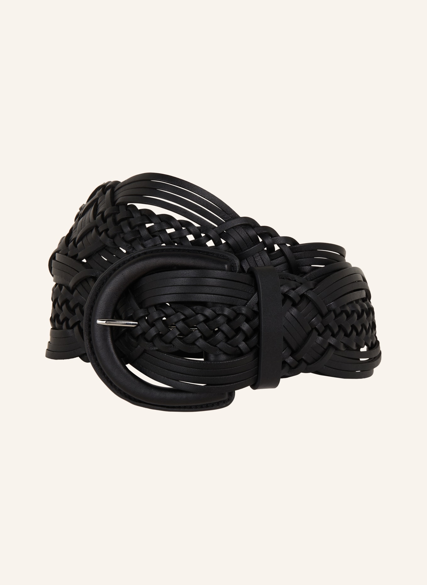 LAUREN RALPH LAUREN Leather belt , Color: BLACK (Image 1)
