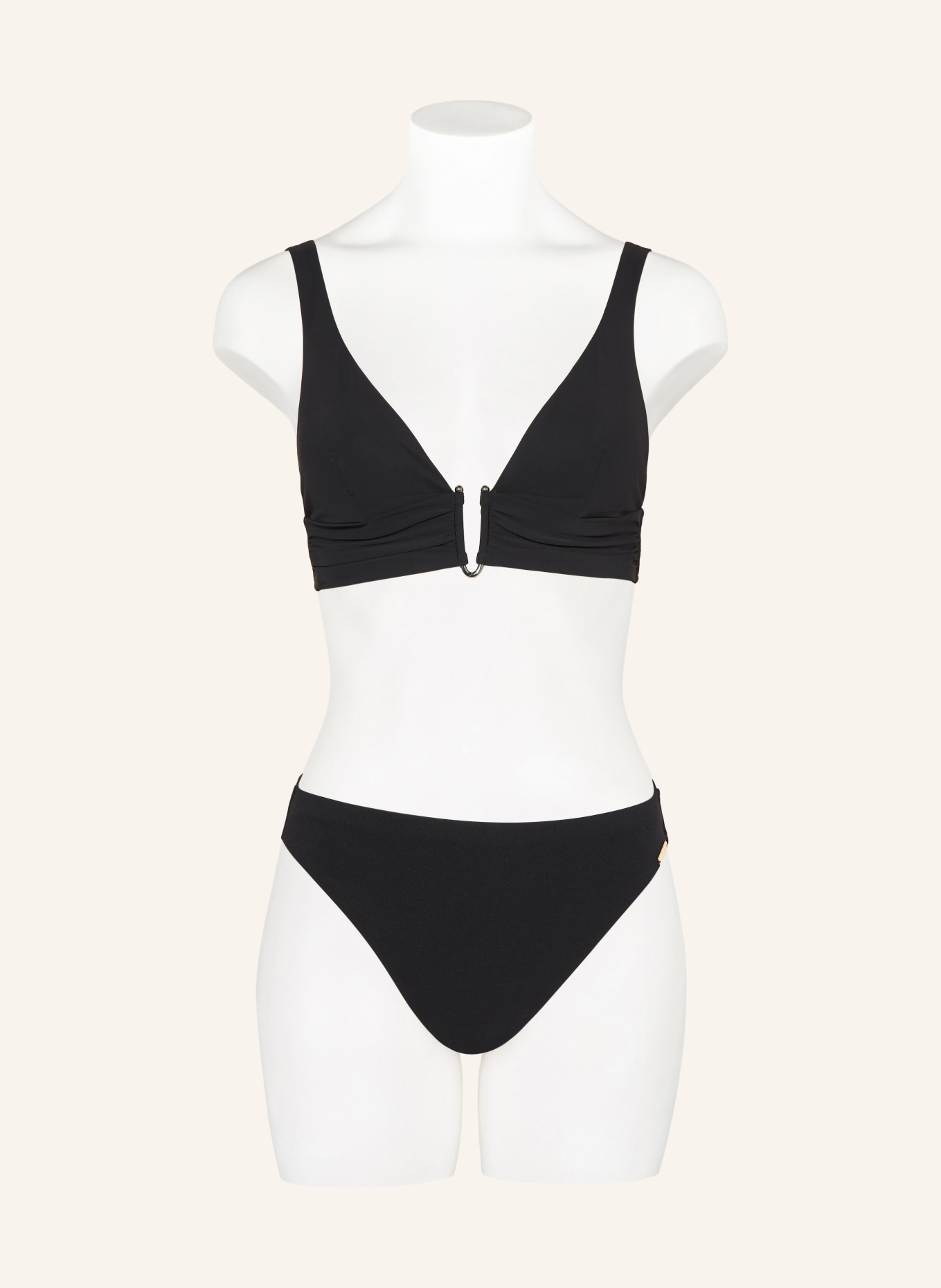 MARYAN MEHLHORN Bralette bikini top HONESTY, Color: BLACK (Image 2)