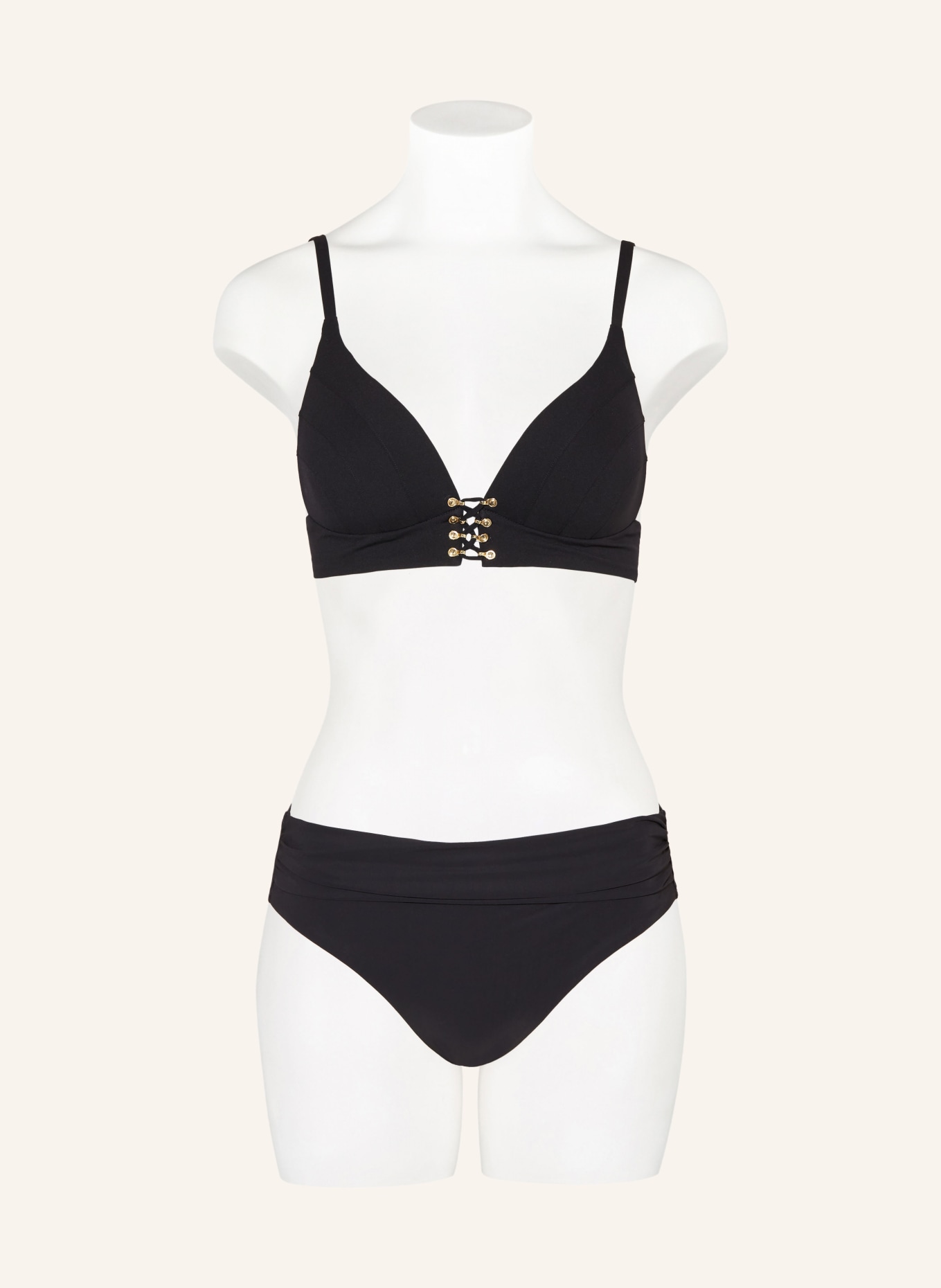 MARYAN MEHLHORN Basic bikini bottoms HONESTY, Color: BLACK (Image 2)