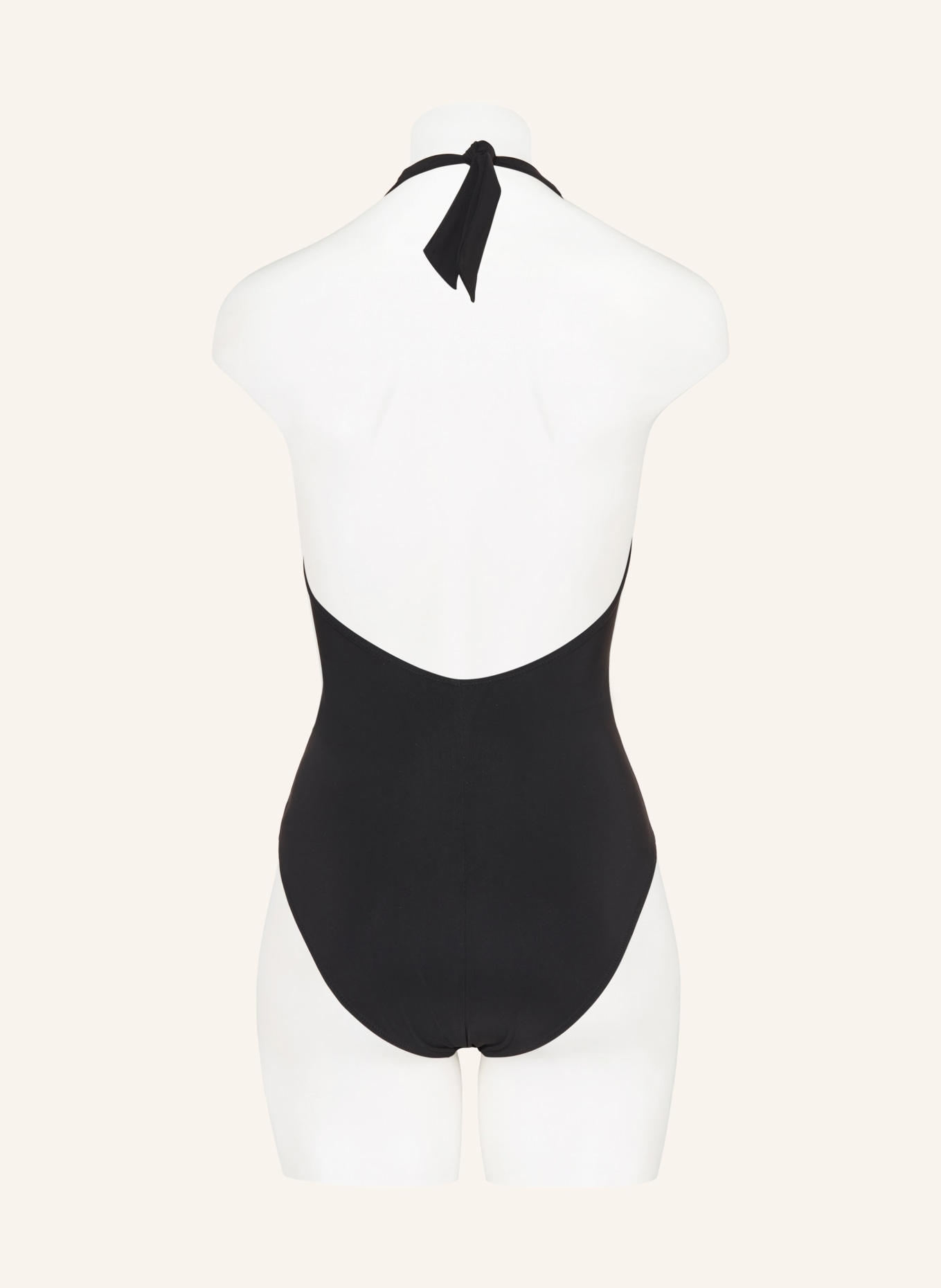 MARYAN MEHLHORN Halter neck swimsuit HONESTY, Color: BLACK (Image 3)