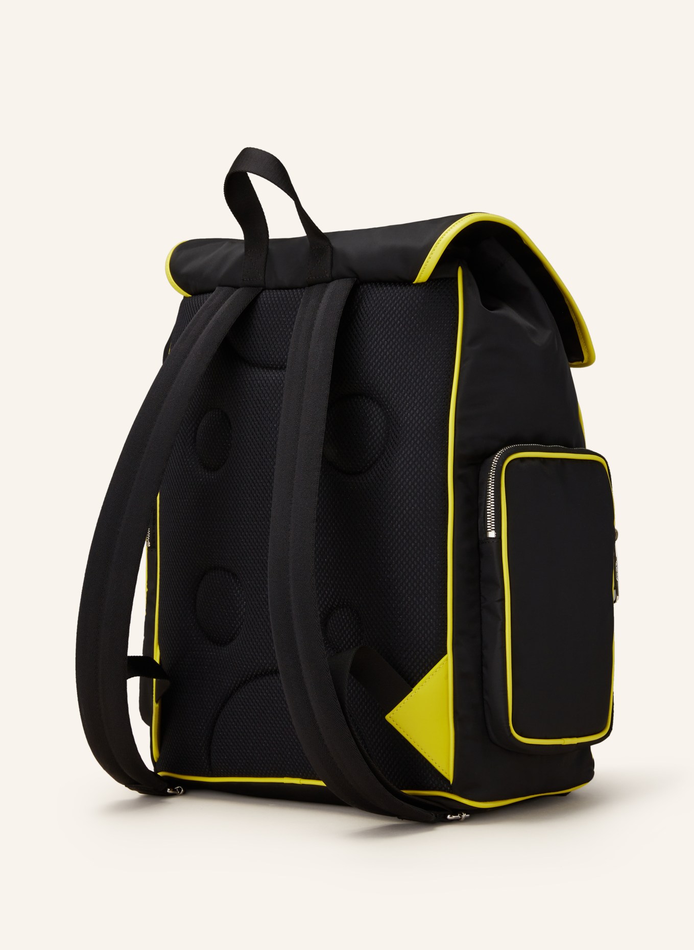 Off-White Backpack ARROW TUC, Color: BLACK/ YELLOW (Image 2)