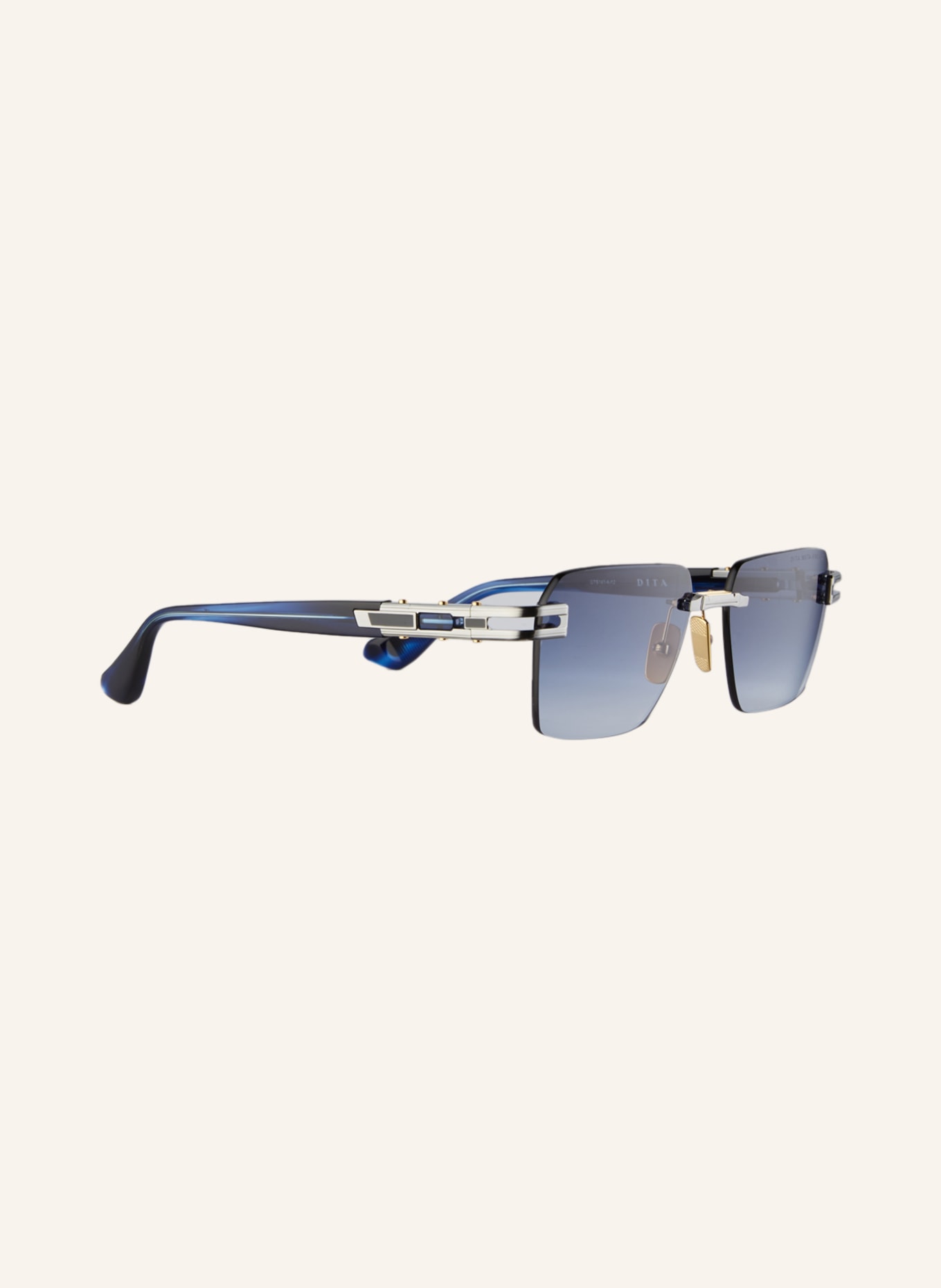 DITA Sunglasses META-ECO ONE, Color: 4100B1 - SILVER/BLUE GRADIENT (Image 4)
