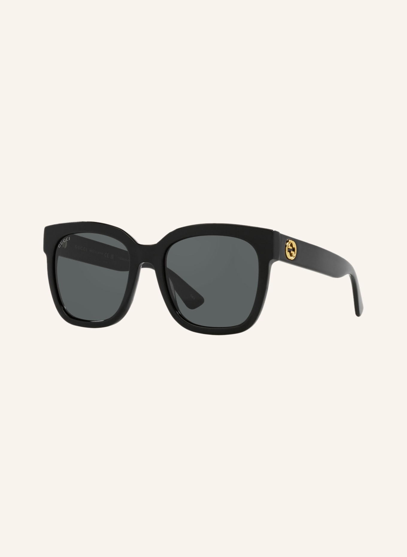 GUCCI Sunglasses GC001660, Color: 1100A1 - BLACK/BLACK (Image 1)