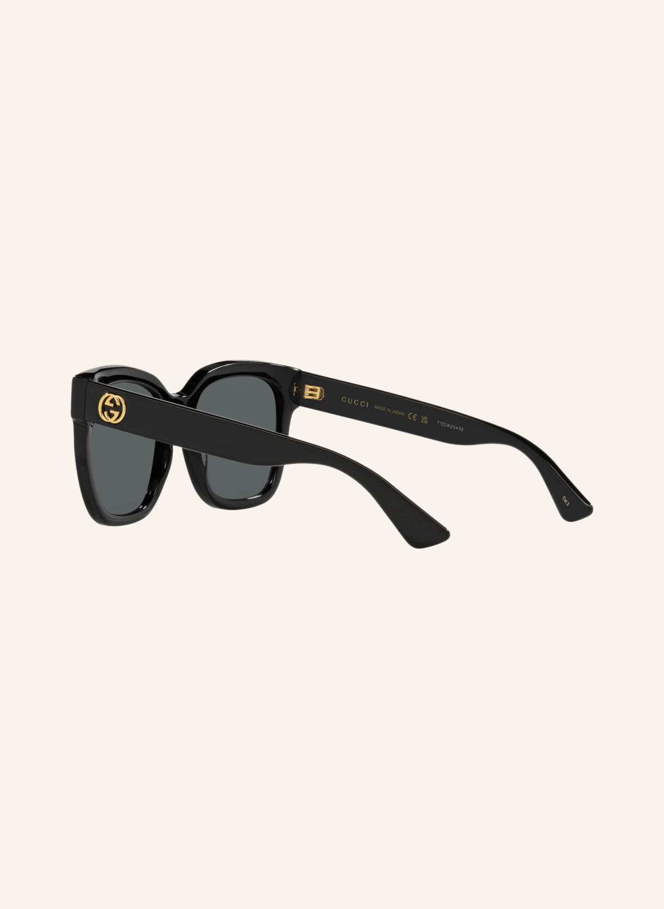 GUCCI Sunglasses GC001660, Color: 1100A1 - BLACK/BLACK (Image 4)
