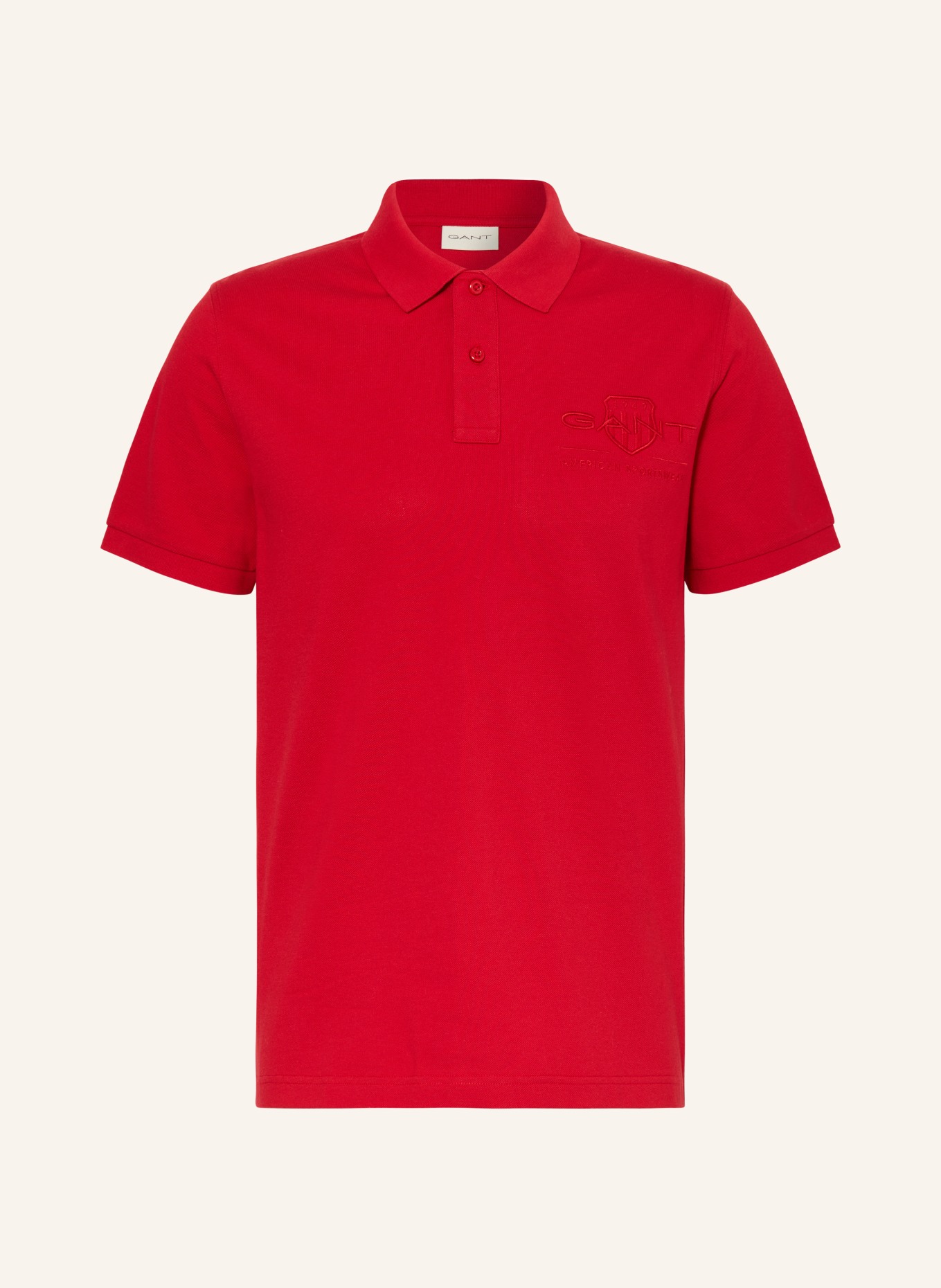 GANT Piqué-Poloshirt, Farbe: ROT (Bild 1)