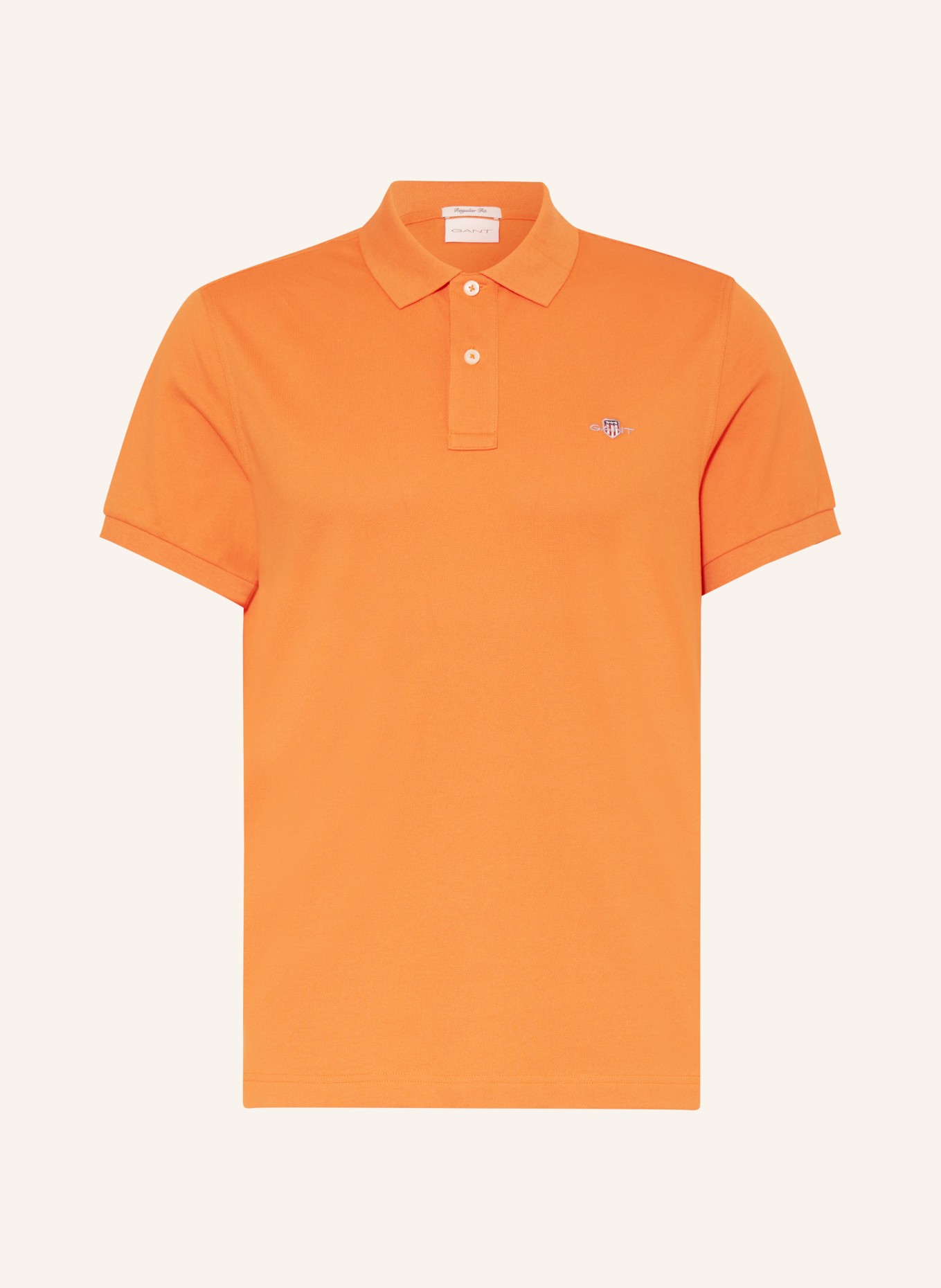 GANT Piqué-Poloshirt Regular Fit, Farbe: ORANGE (Bild 1)