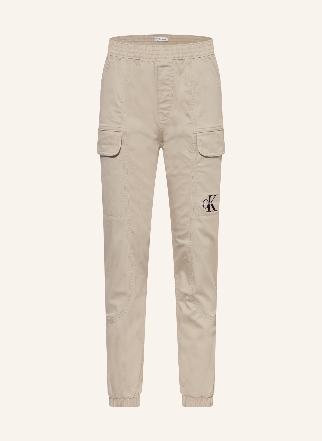 Calvin Klein Cargo kalhoty, Barva: ČERNOŠEDÁ (Obrázek 1)