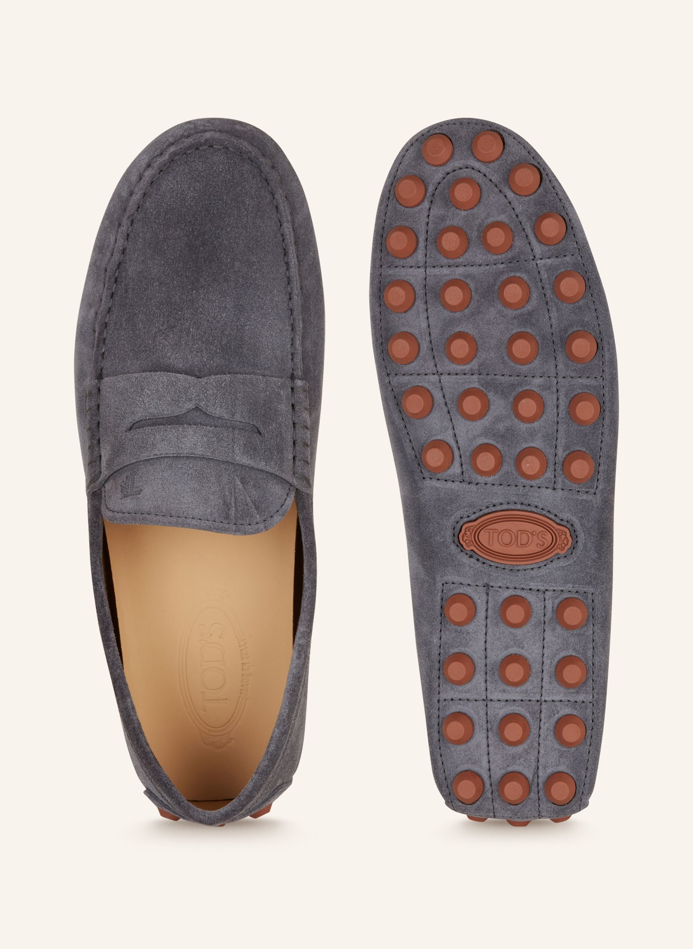 TOD'S Moccasins GOMMINO, Color: GRAY (Image 5)