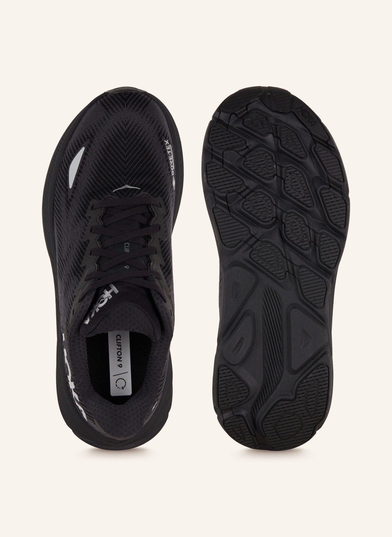 HOKA Running shoes CLIFTON9, Color: BLACK (Image 5)