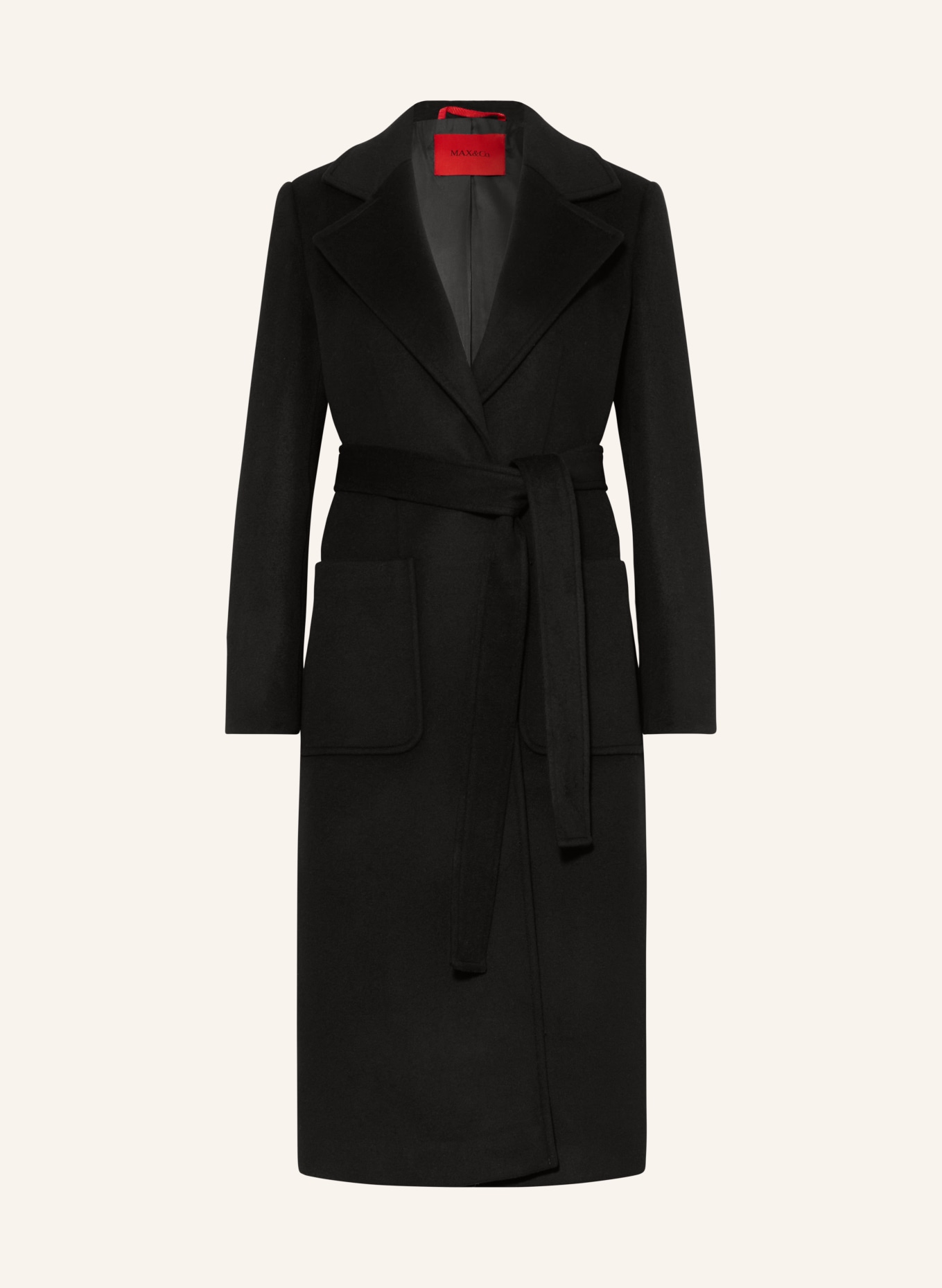 MAX & Co. Płaszcz wełniany RUNAWAY, Kolor: 3 BLACK (Obrazek 1)