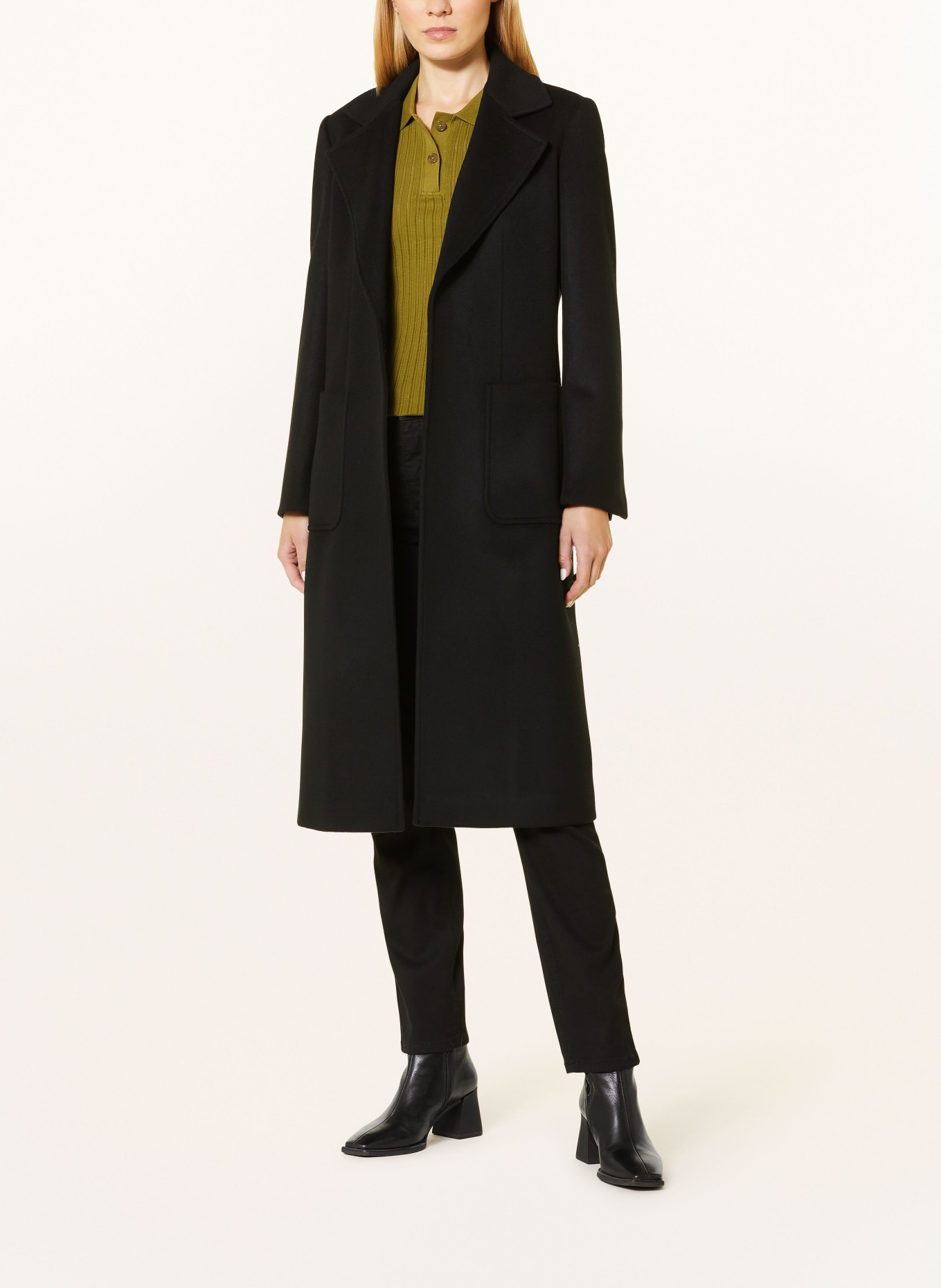 MAX & Co. Płaszcz wełniany RUNAWAY, Kolor: 3 BLACK (Obrazek 2)