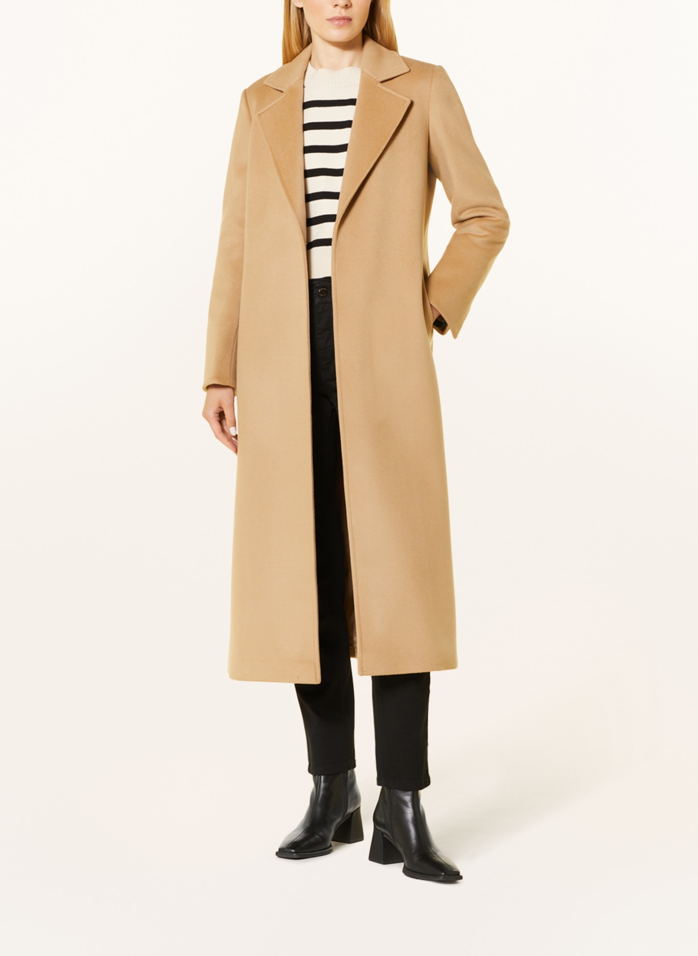 MAX & Co. Wool coat LONGRUN, Color: CAMEL (Image 2)