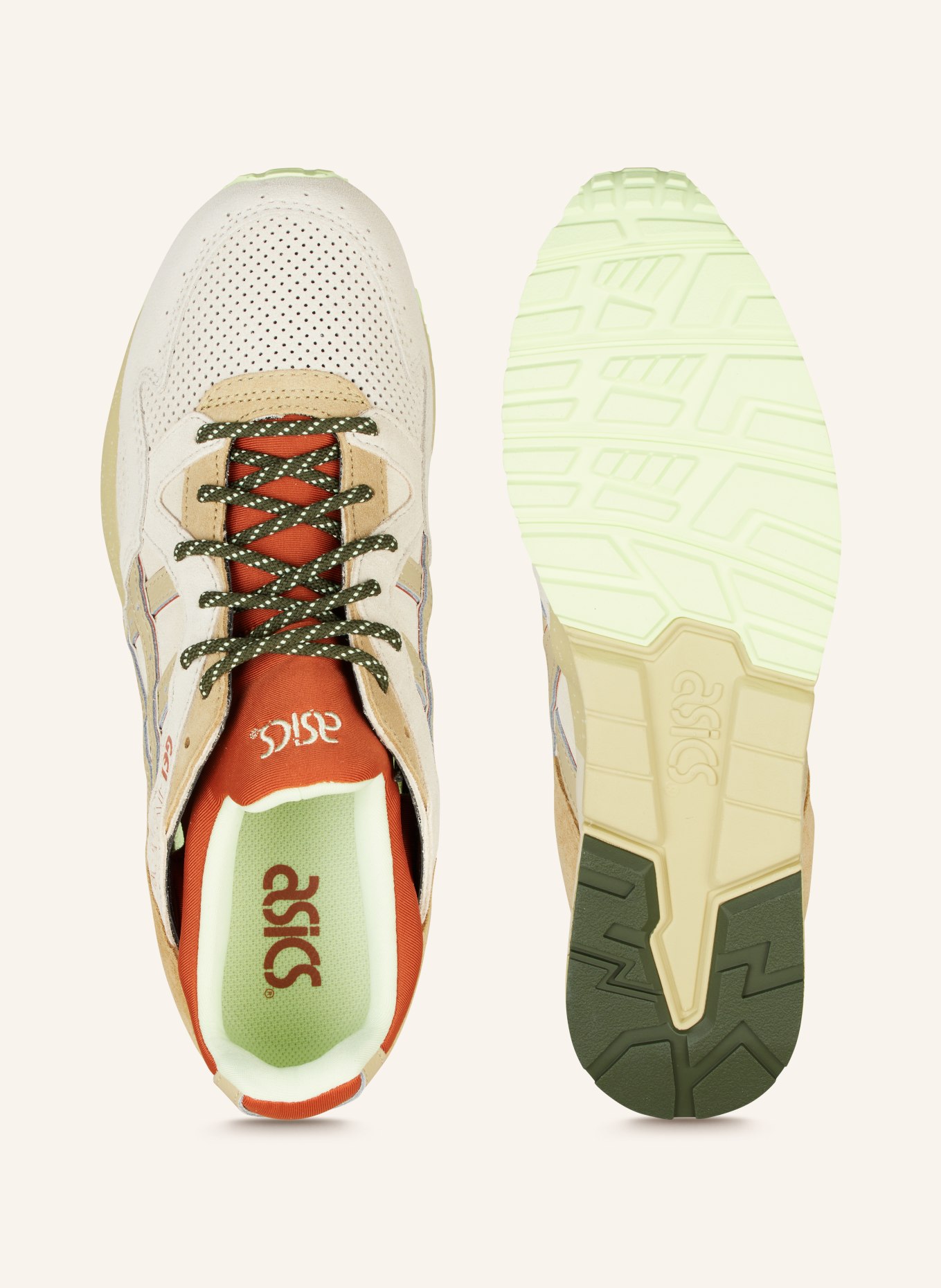 Asics gel lyte new arrivals v white orange