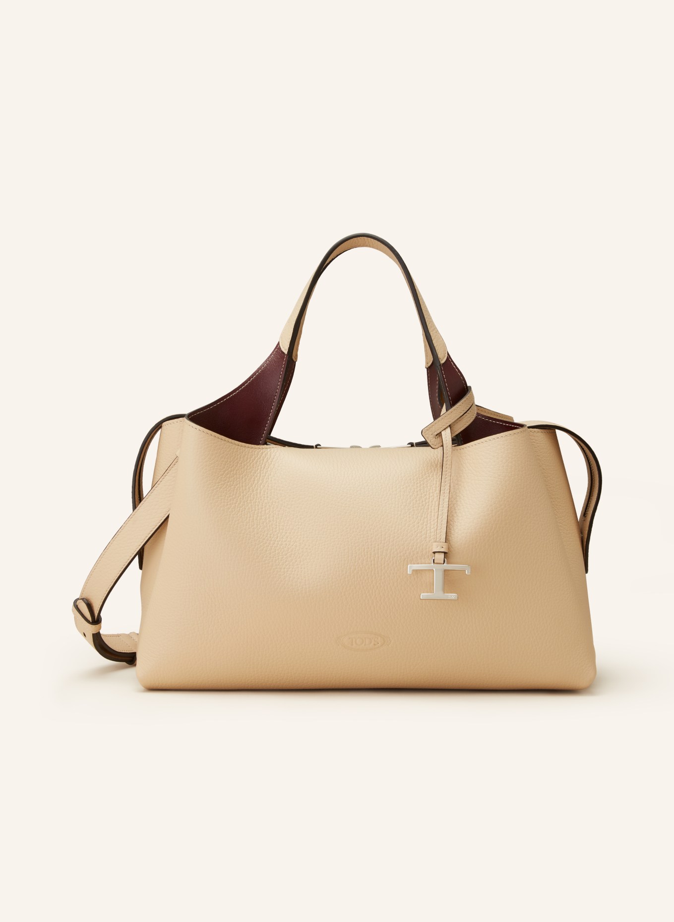 TOD'S Handbag BAULETTO MEDIUM, Color: BEIGE (Image 1)