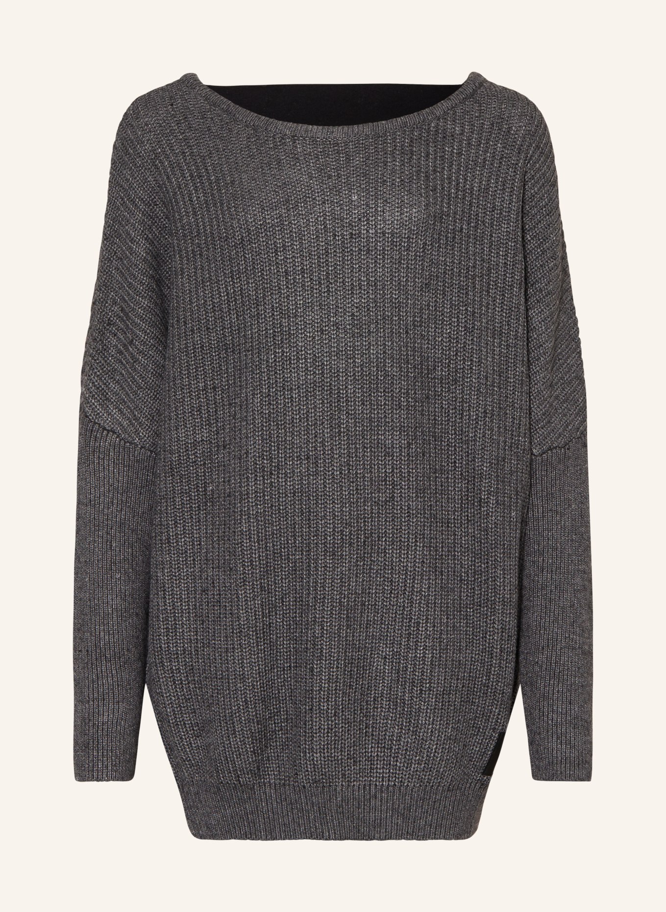 DKNY Sweter oversize, Kolor: CZIEMNOSZARY (Obrazek 1)