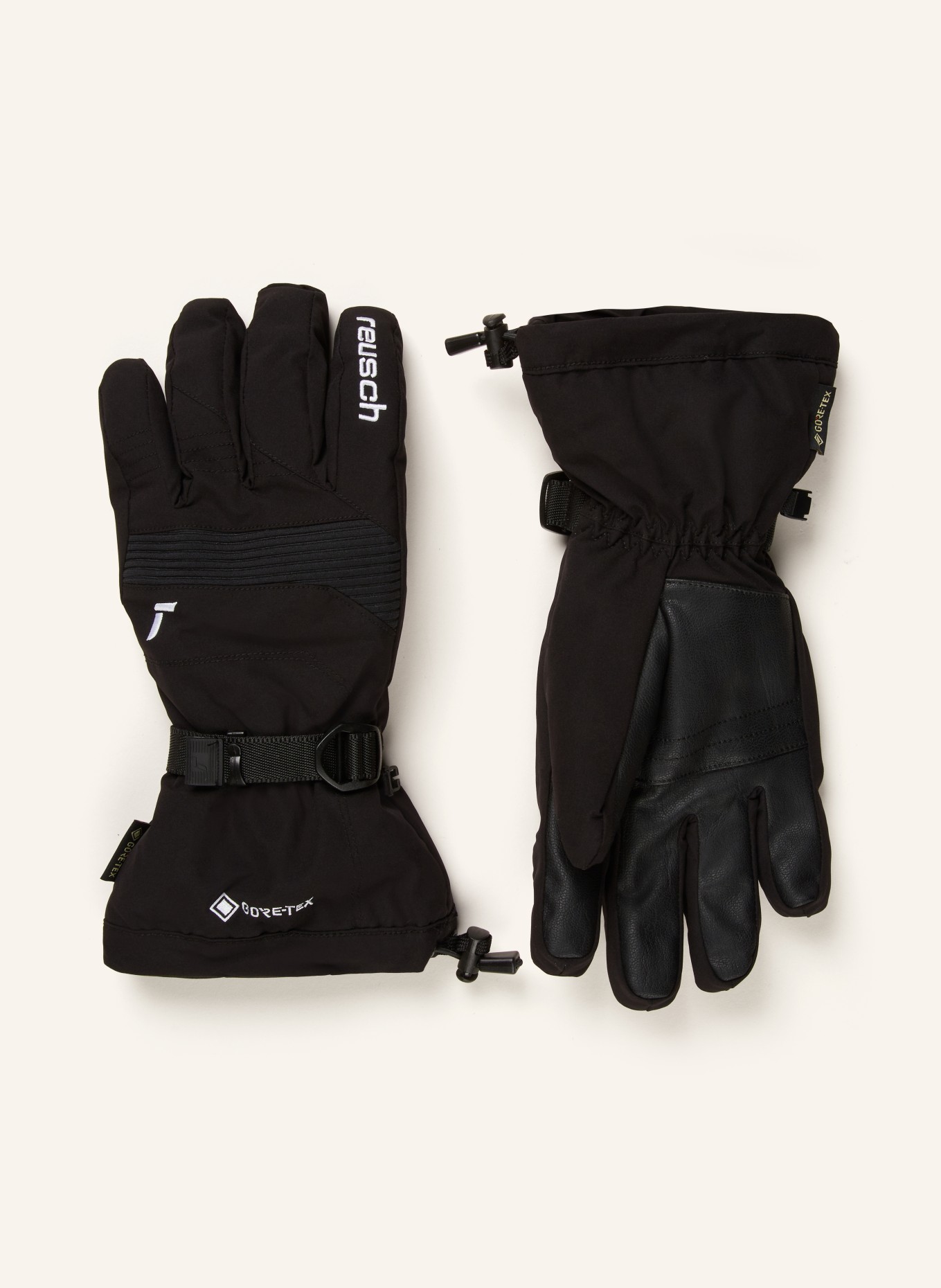 reusch Ski gloves POWDER SPIRIT GTX, Color: BLACK/ WHITE (Image 1)