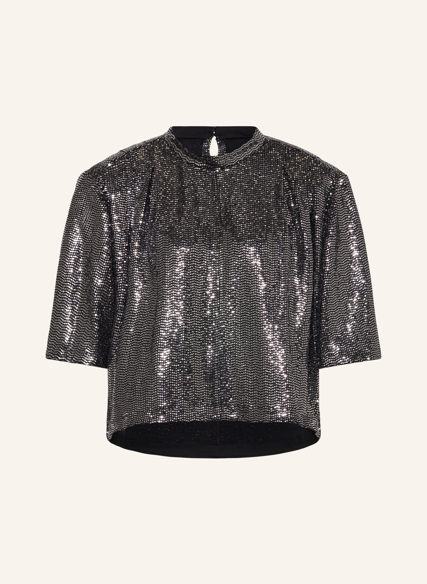 MARANT ÉTOILE Shirt blouse DELFI with sequins, Color: SILVER (Image 1)